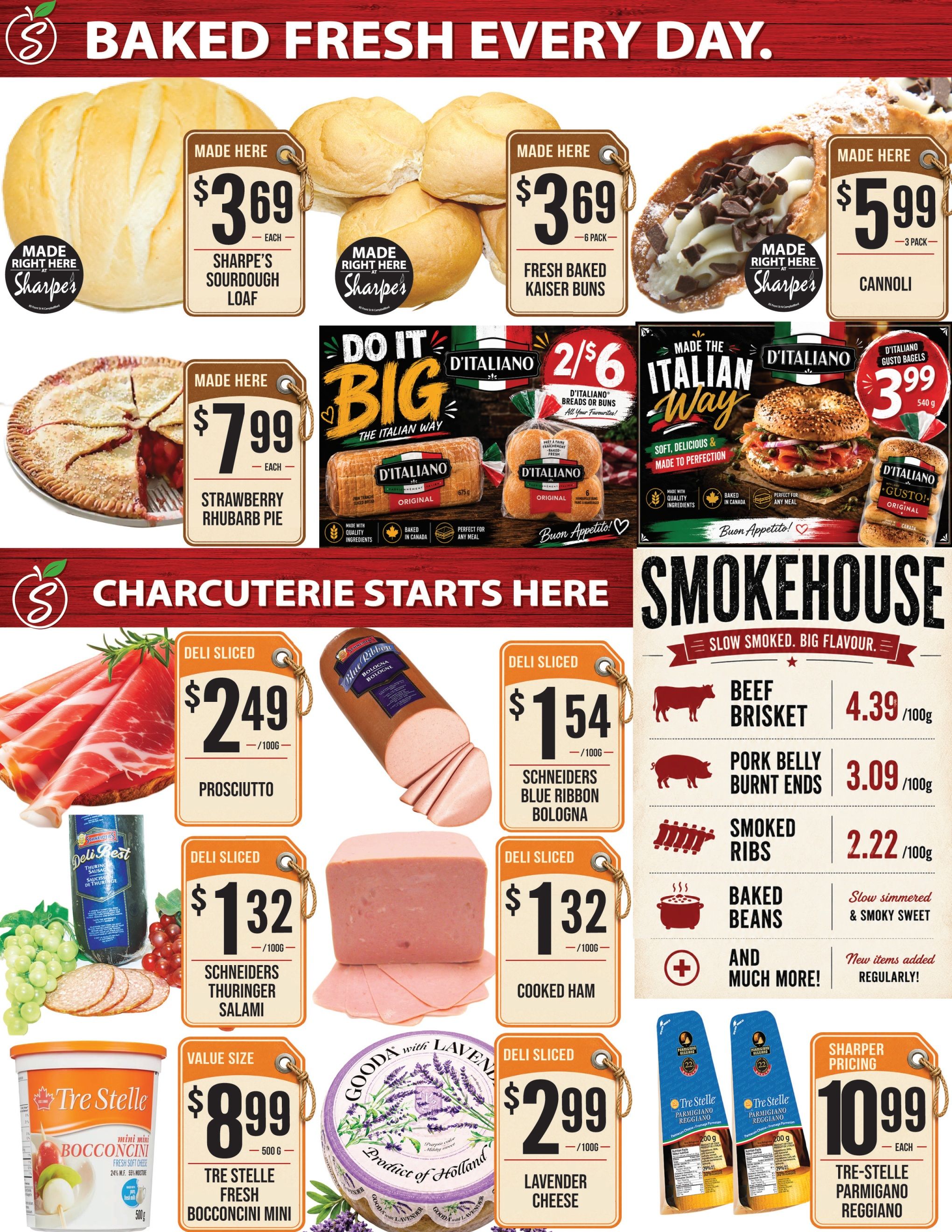 Sharpe's Food Market Flyer July 30 to August 5