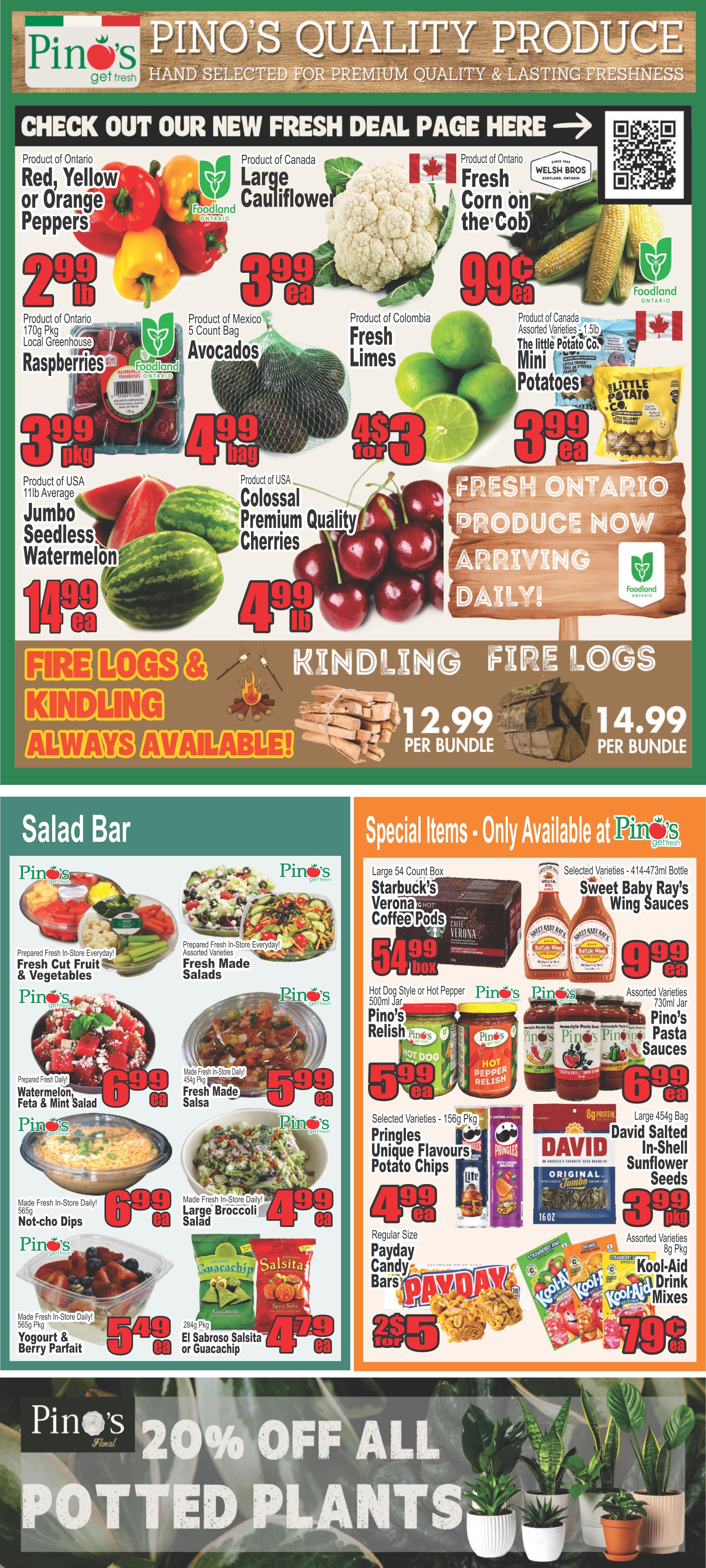 Pino's Flyer July 30 to August 5