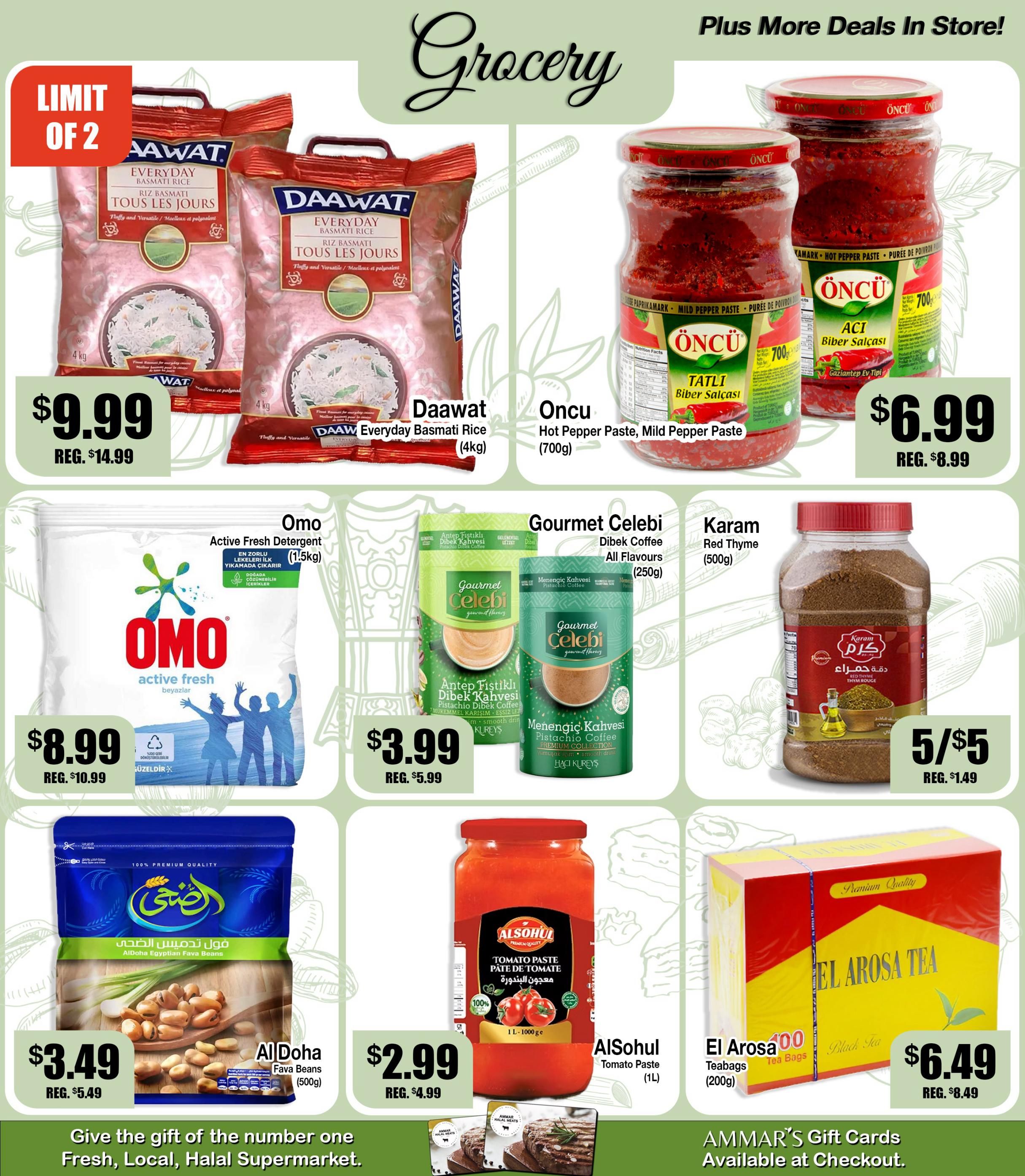 Ammar's Halal Meats Flyer July 30 to August 5