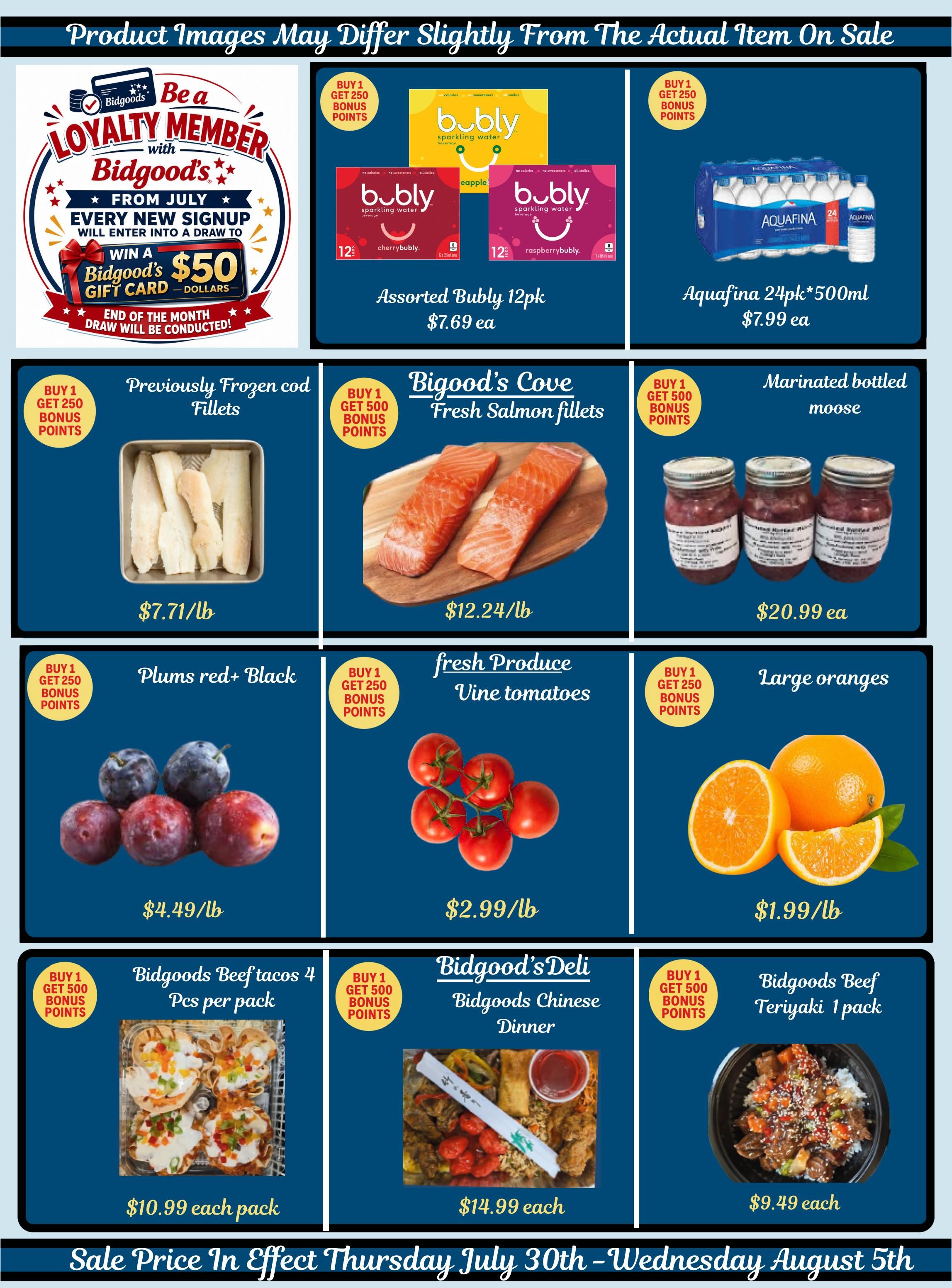 Bidgood's Flyer July 30 to August 5