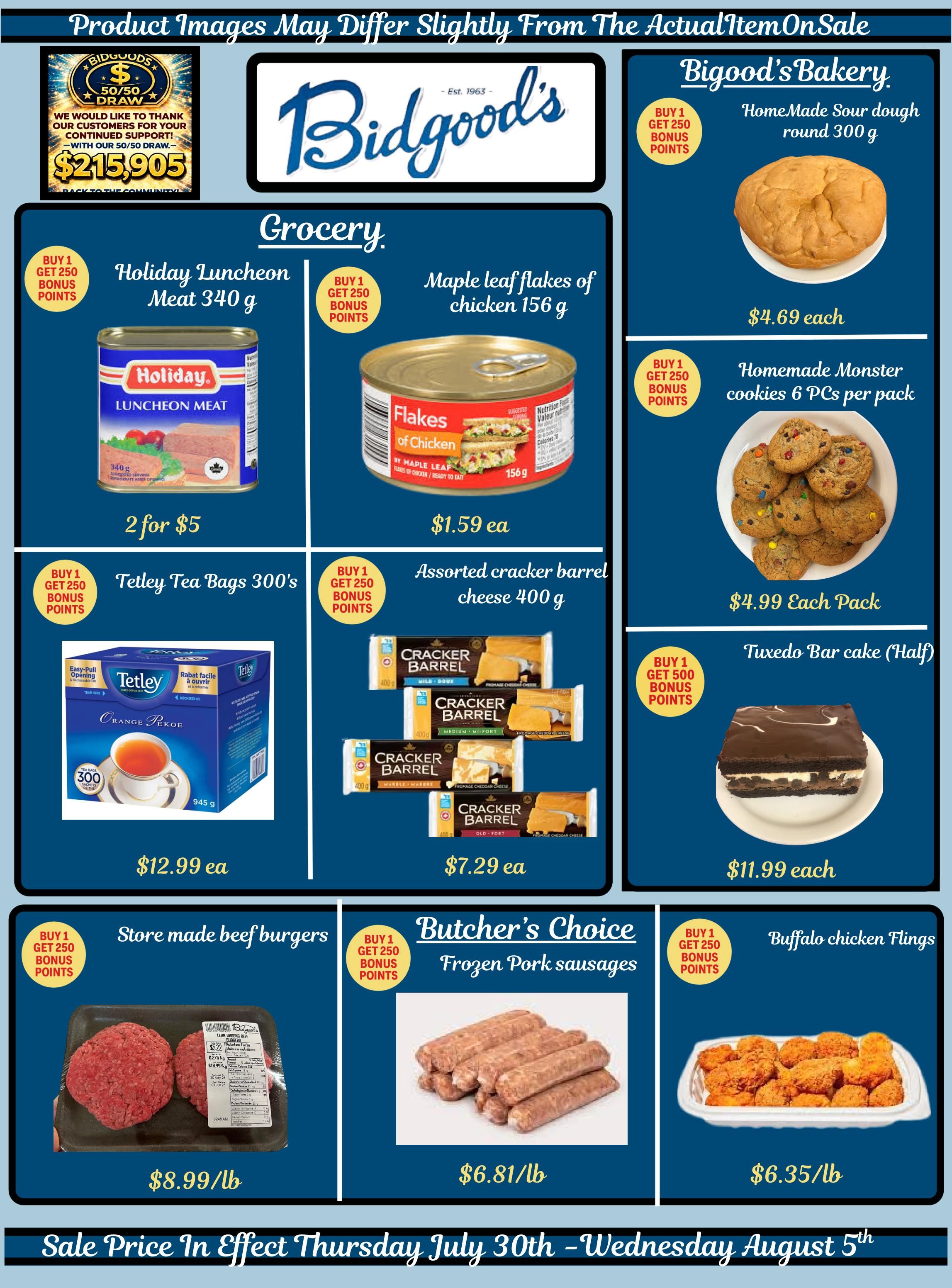 Bidgood's Flyer July 30 to August 5