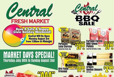 Central Fresh Market Flyer July 30 to August 6