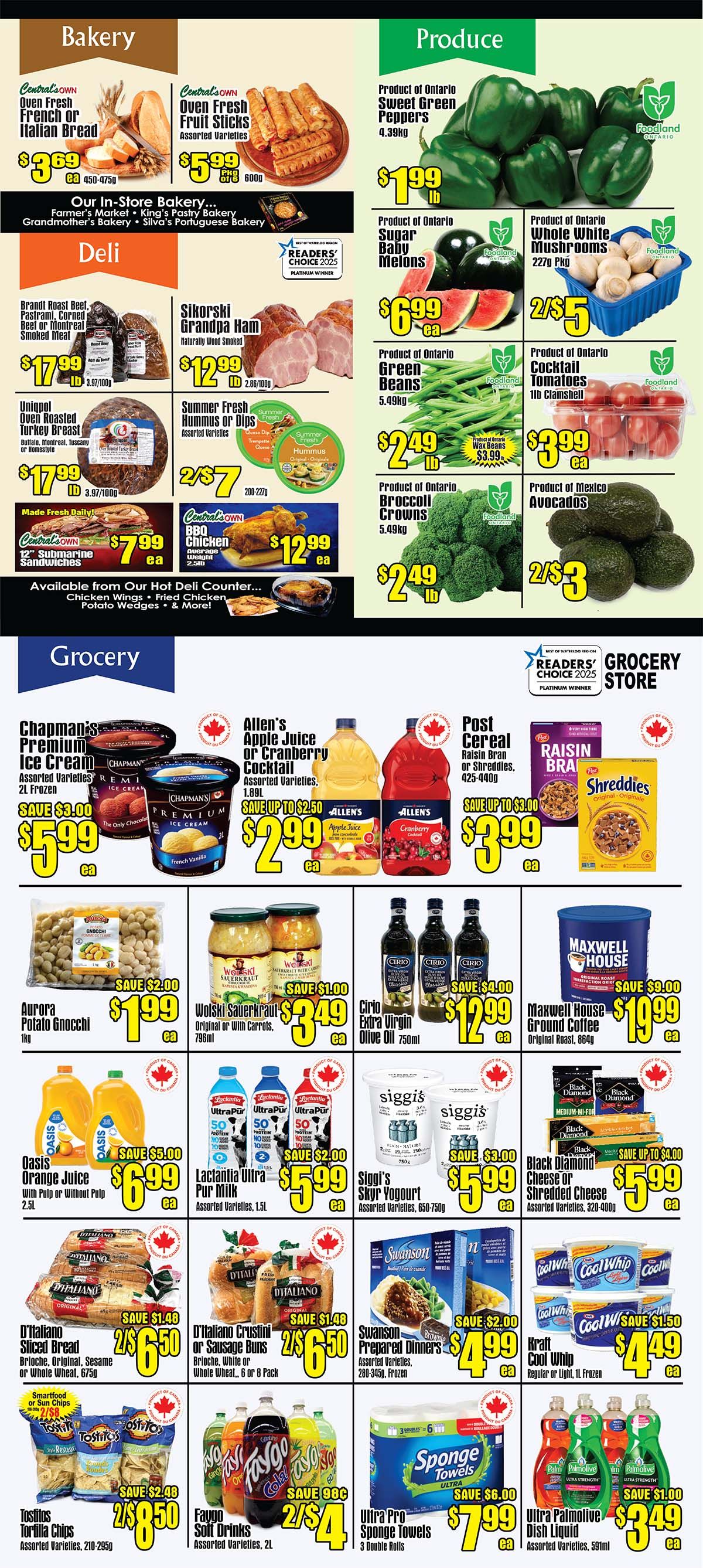 Central Fresh Market Flyer July 30 to August 6