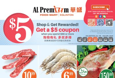 Al Premium Food Mart (Eglinton Ave.) Flyer July 30 to August 5