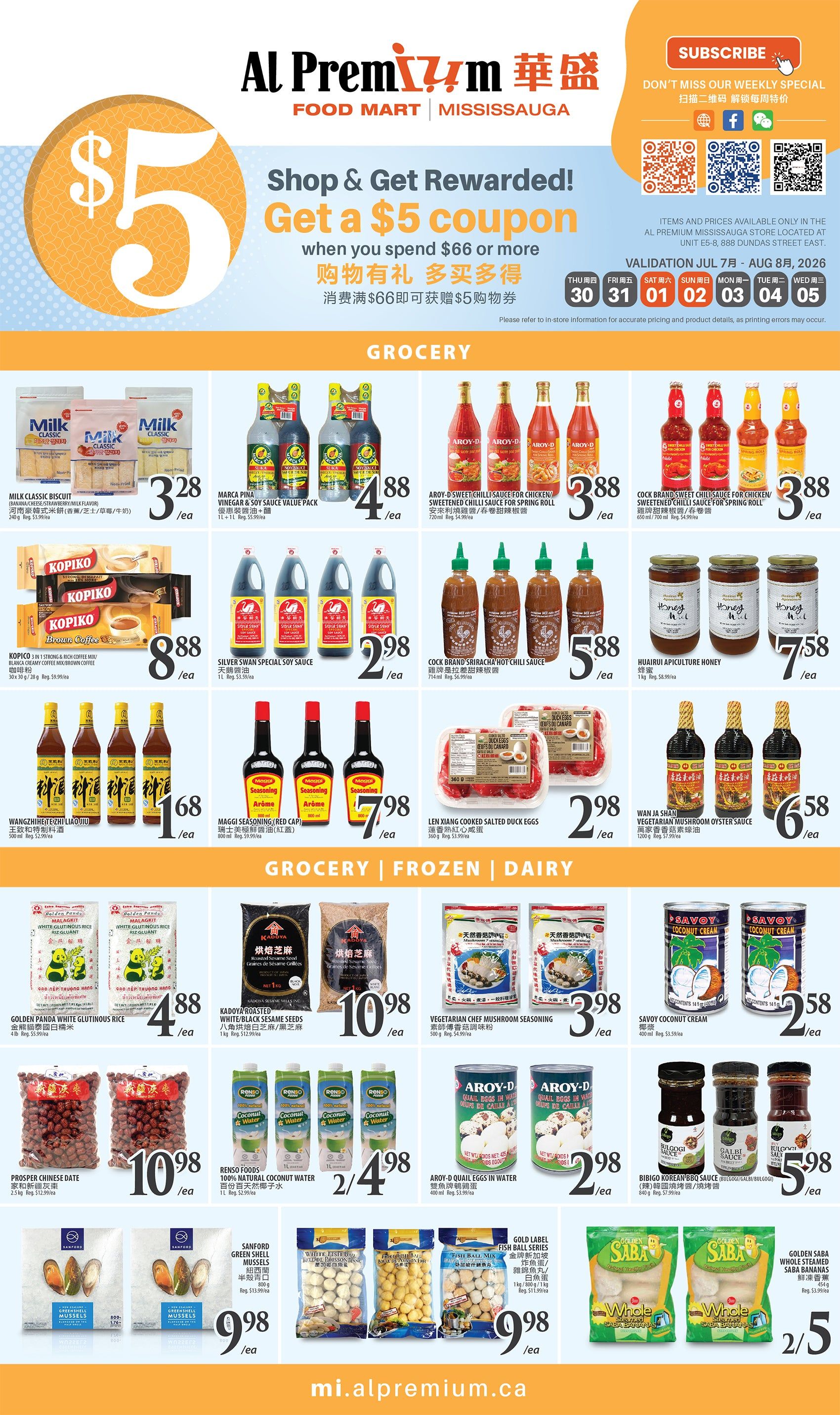 Al Premium Food Mart (Mississauga) Flyer July 30 to August 5