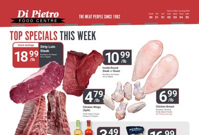 Di Pietro Food Centre Flyer July 30 to August 5