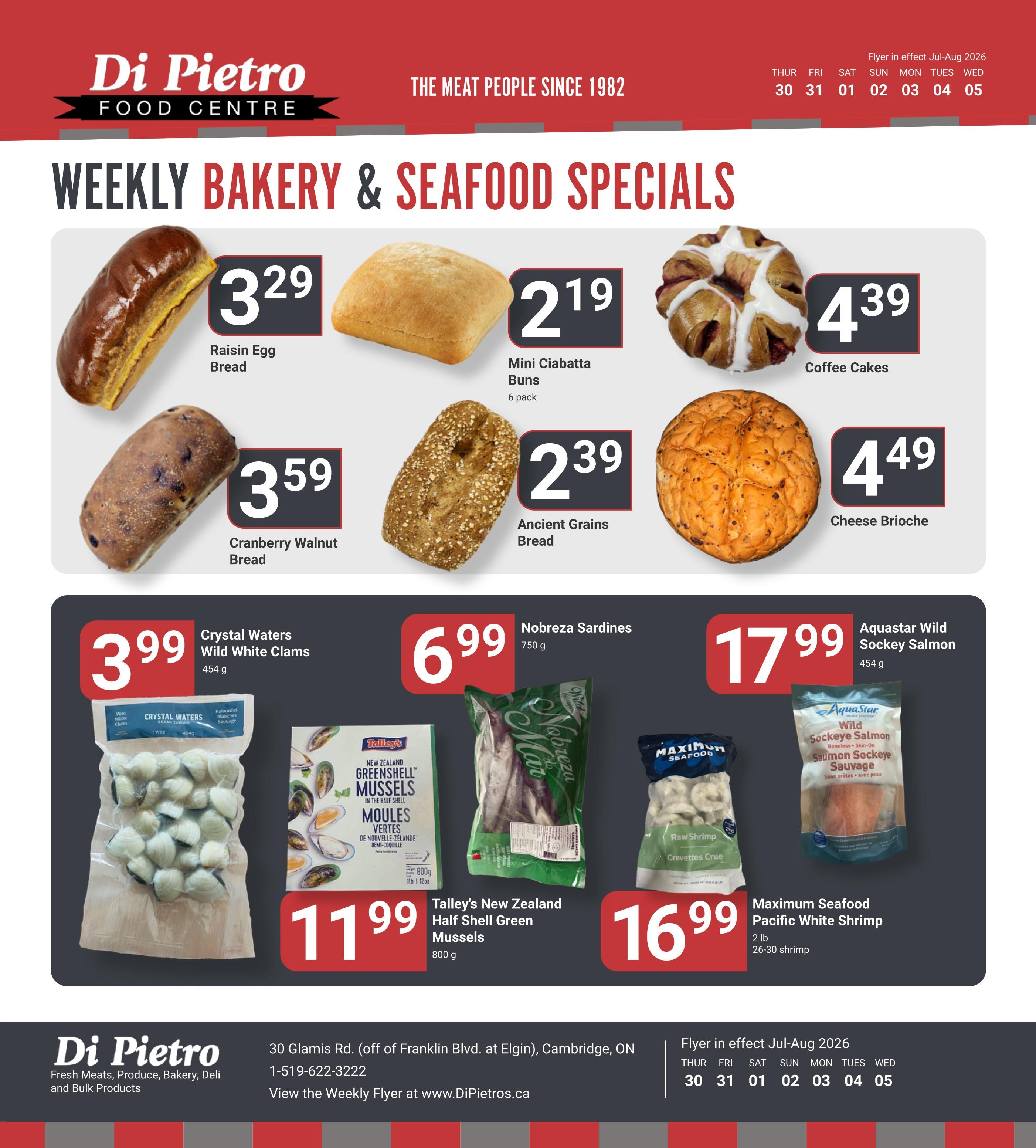 Di Pietro Food Centre Flyer July 30 to August 5