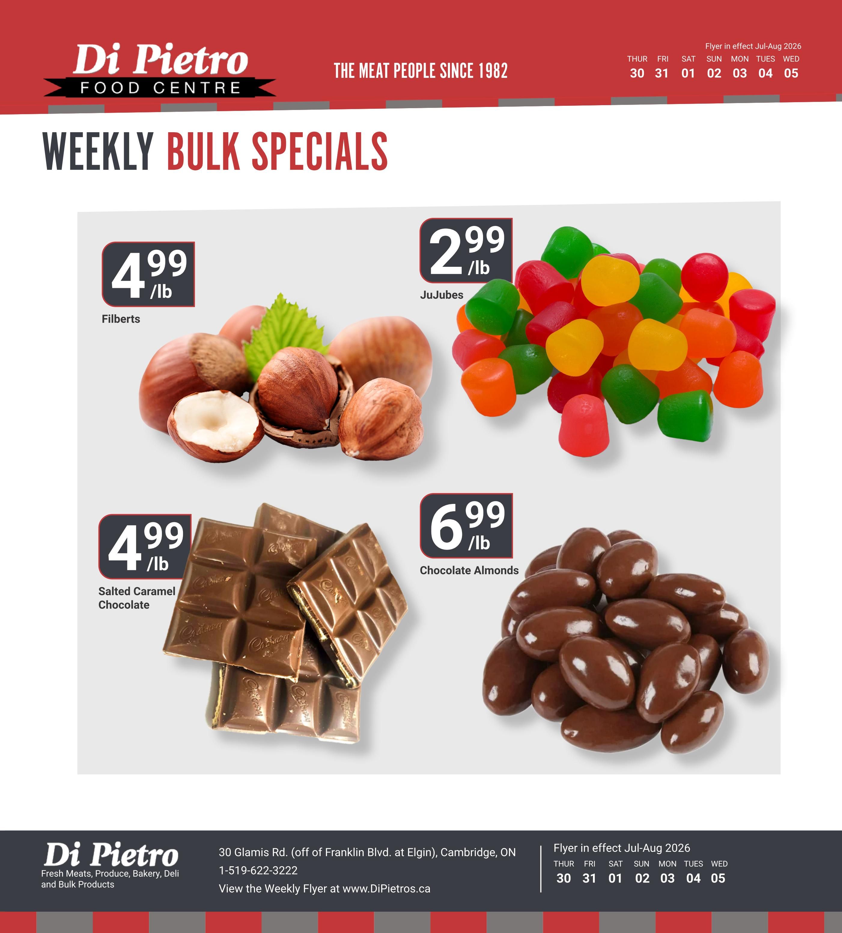 Di Pietro Food Centre Flyer July 30 to August 5