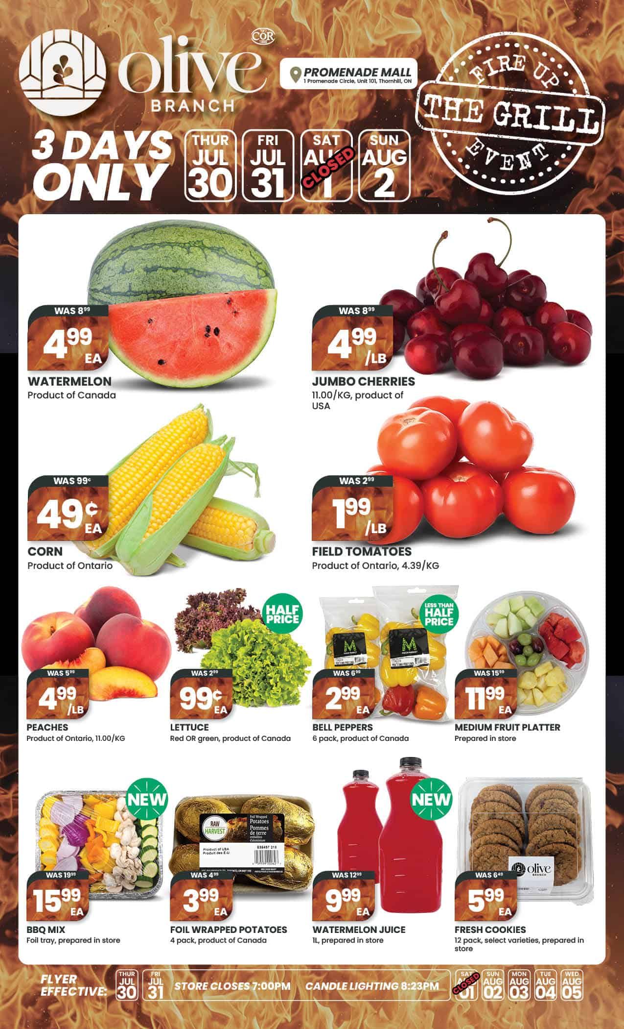 Olive Branch Flyer July 30 to August 5