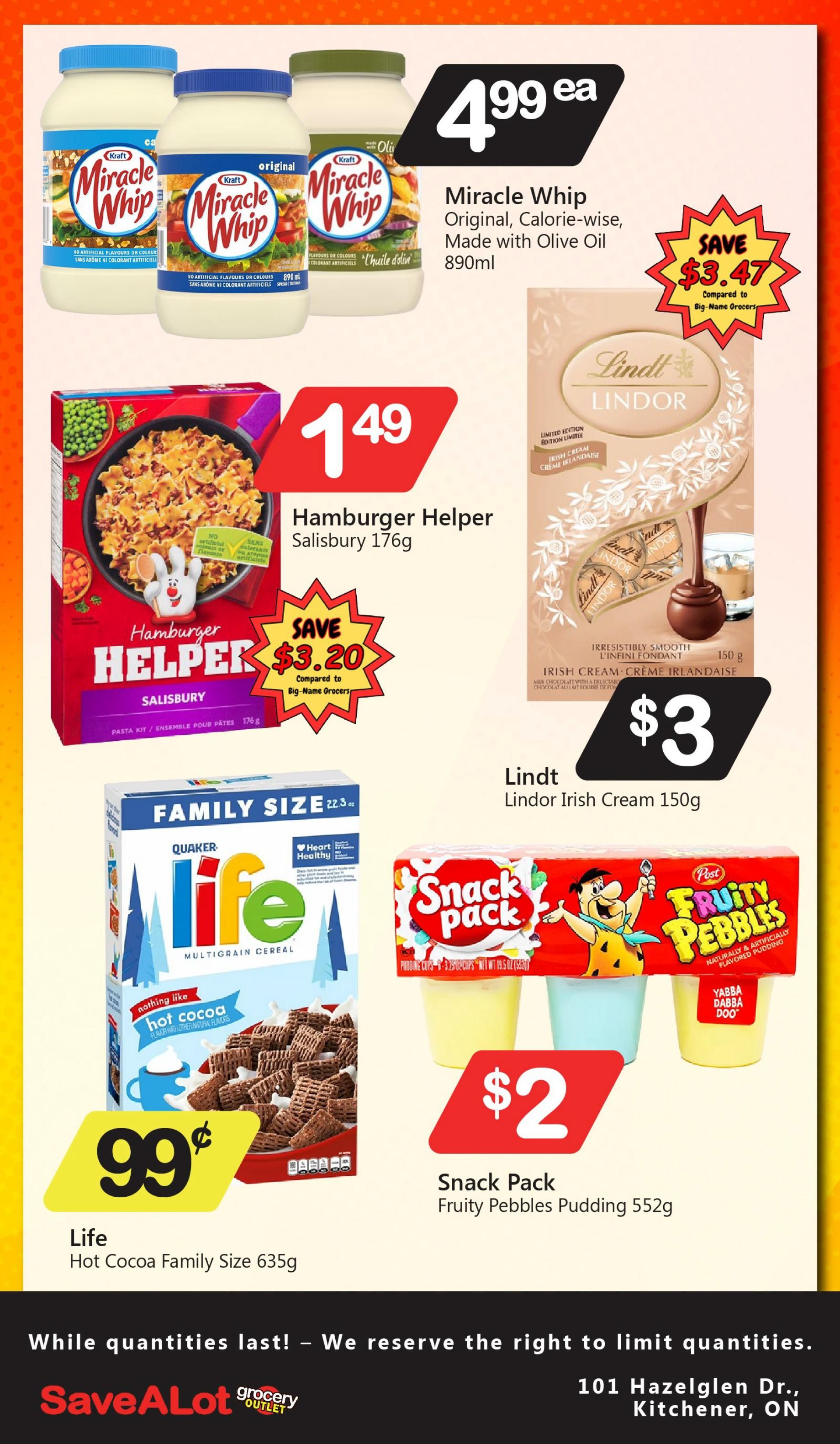 SaveALot Grocery Outlet Flyer July 30 to August 5
