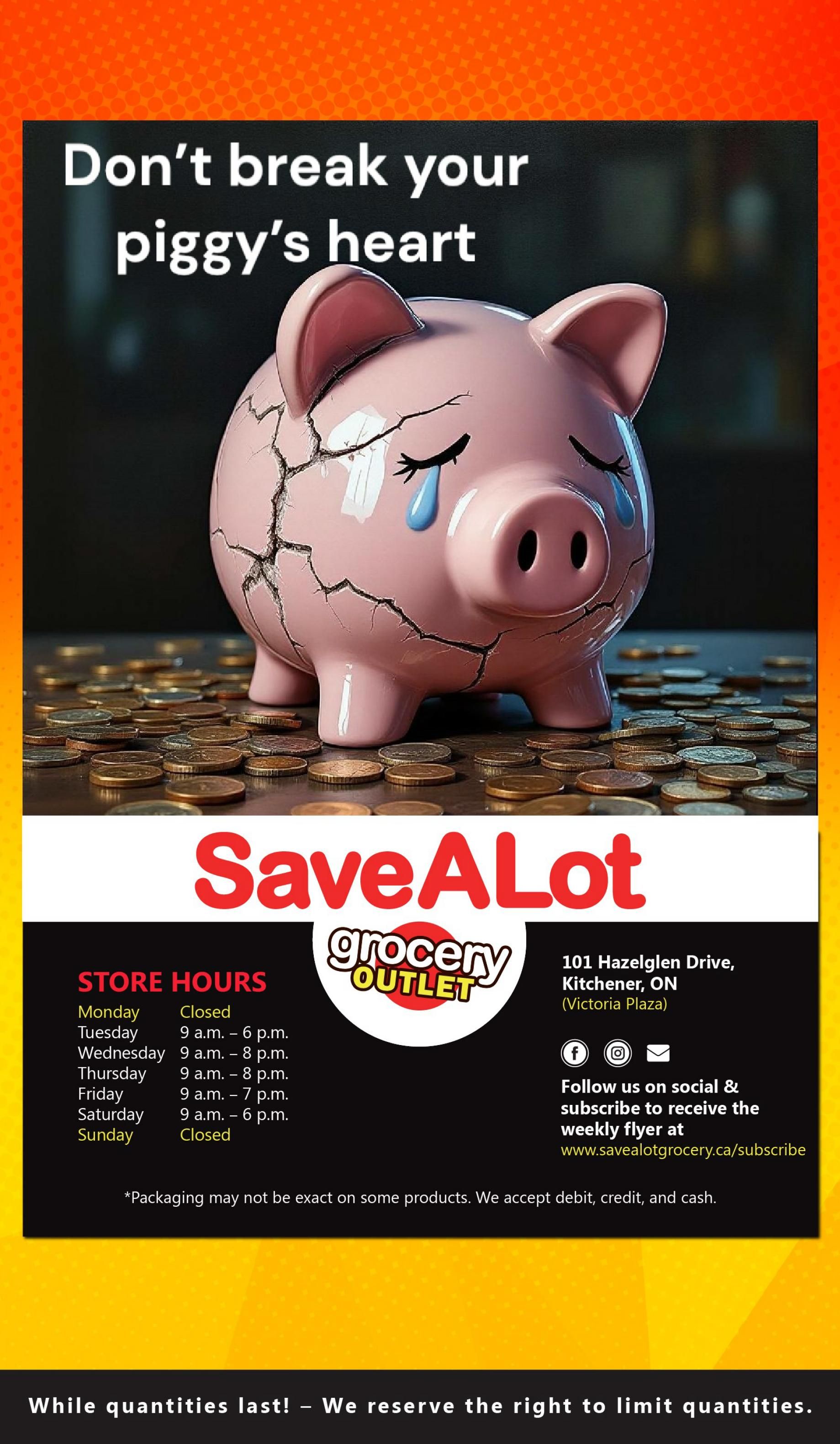 SaveALot Grocery Outlet Flyer July 30 to August 5