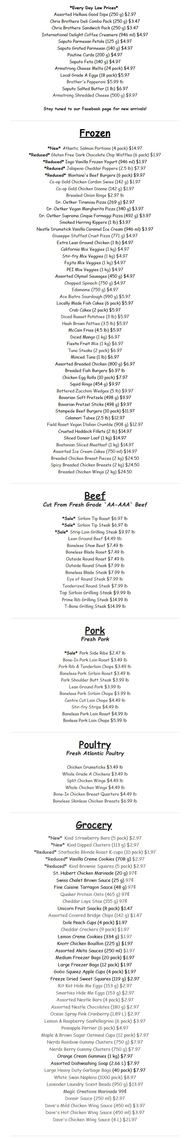 Gateway Meat Market Flyer July 30 to August 5