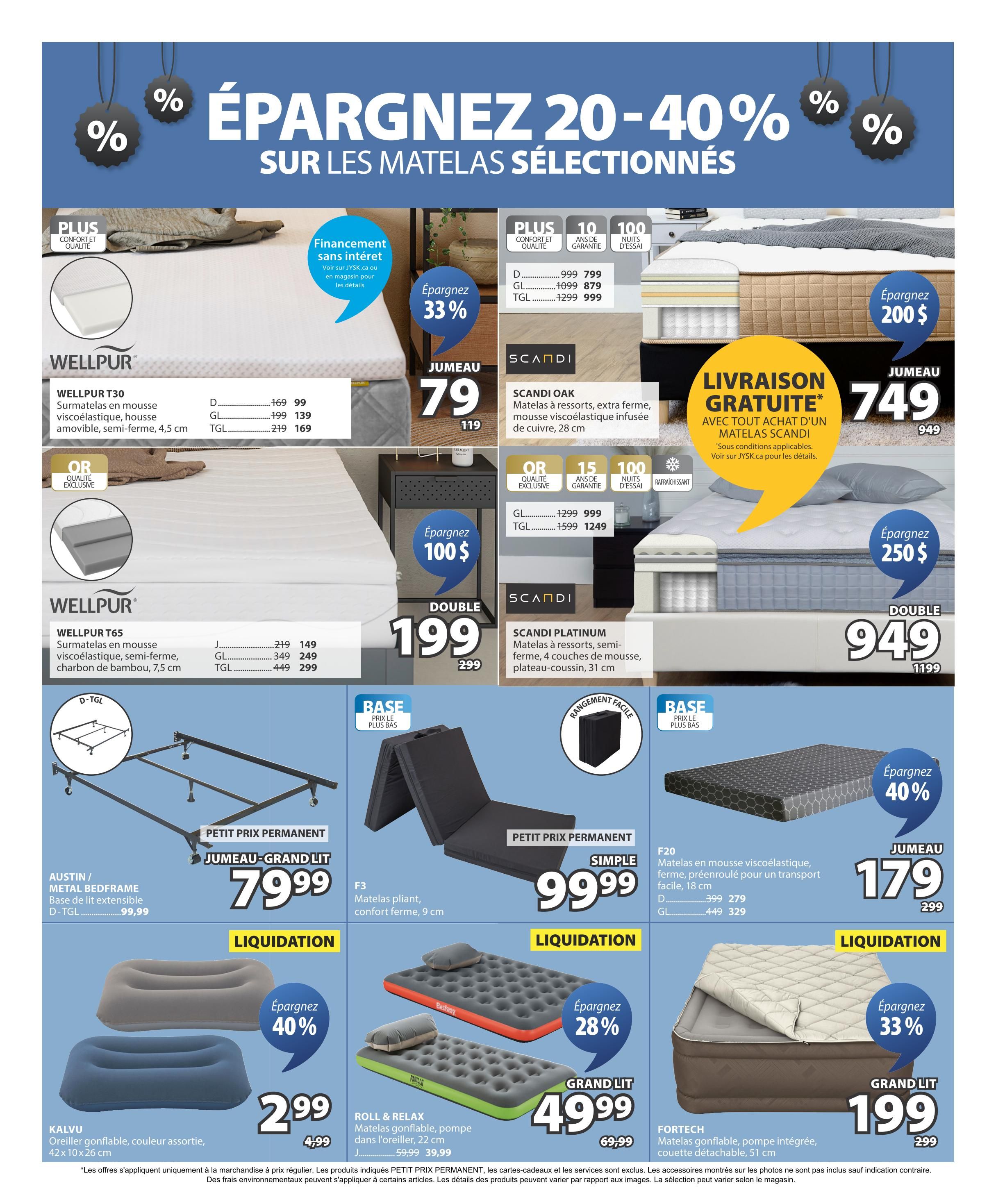 JYSK (QC) Flyer July 30 to August 12