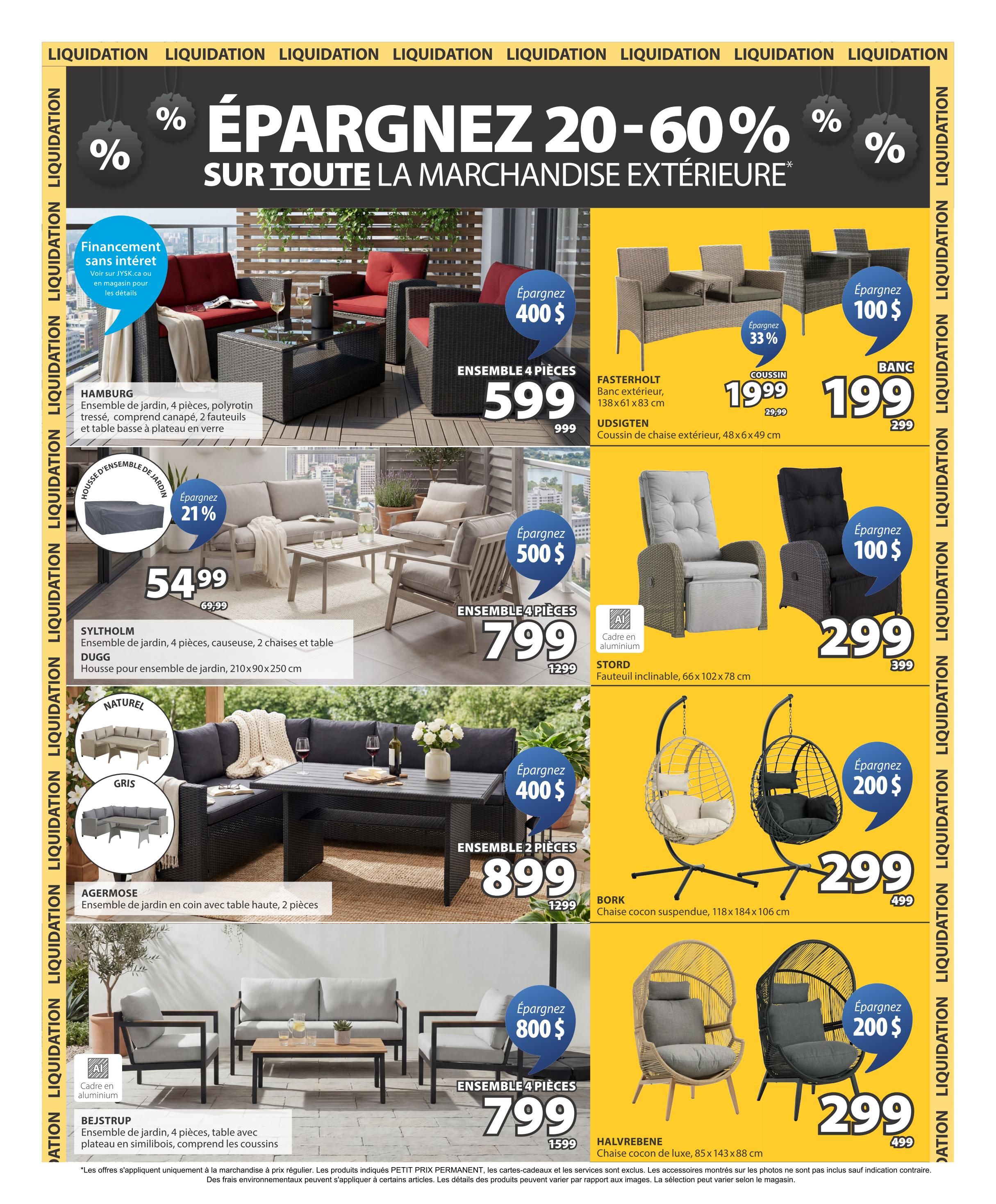 JYSK (QC) Flyer July 30 to August 12