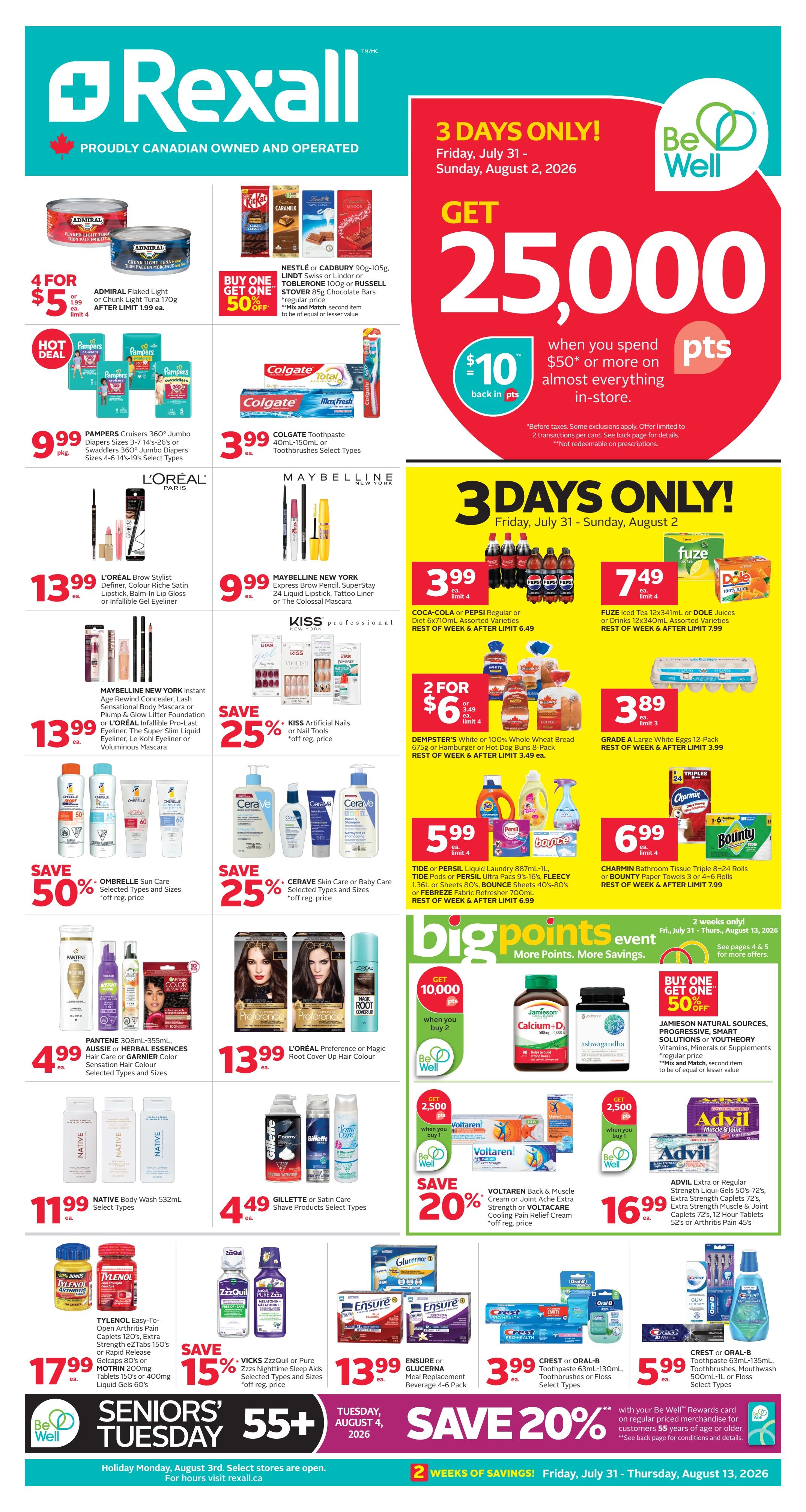Rexall (ON) Flyer July 31 to August 13