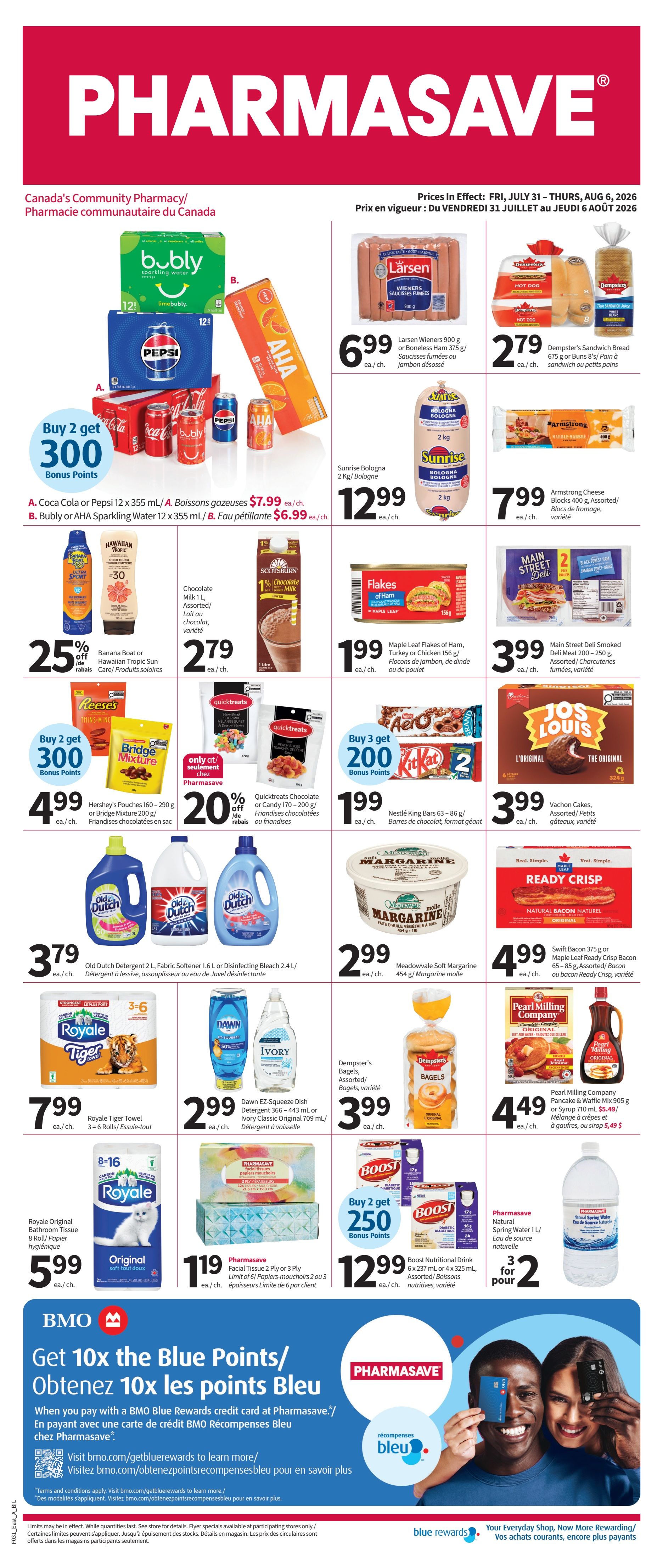 Pharmasave (NB) Flyer July 31 to August 6