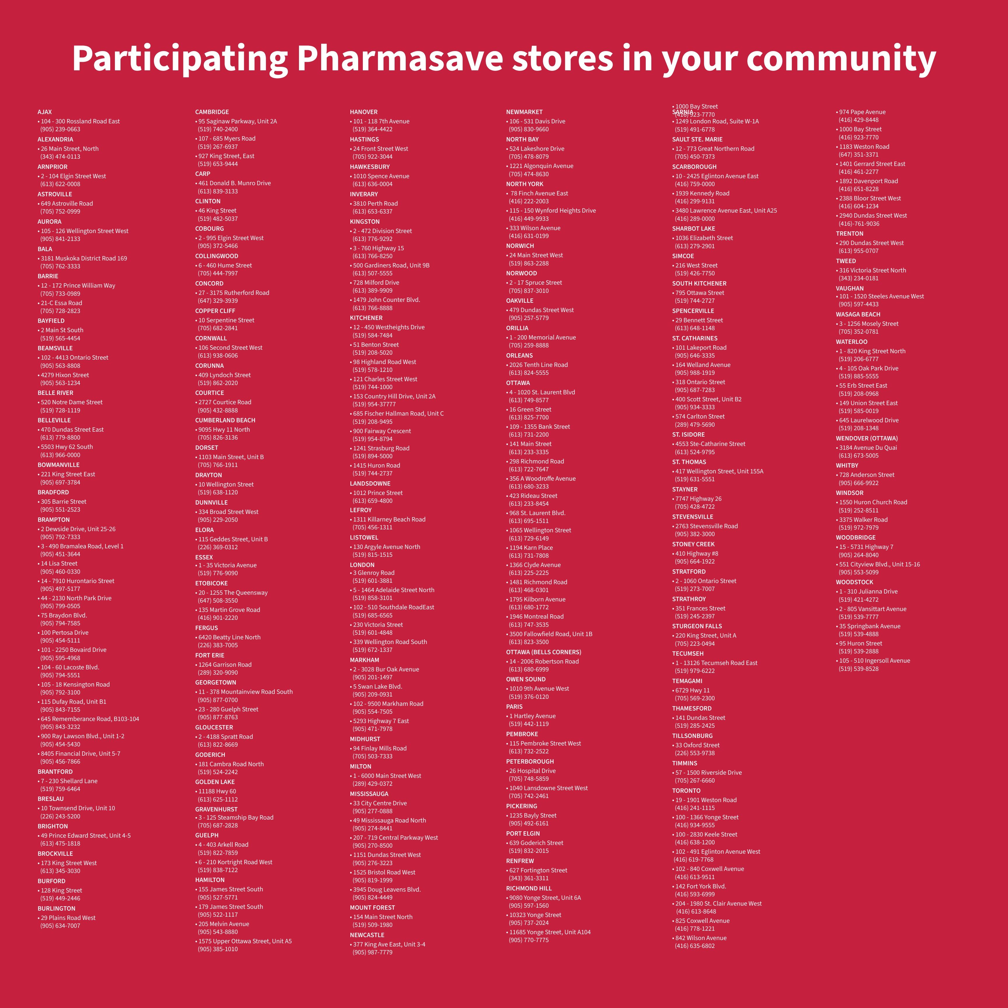 Pharmasave (Atlantic, ON, West) Flyer July 31 to August 13