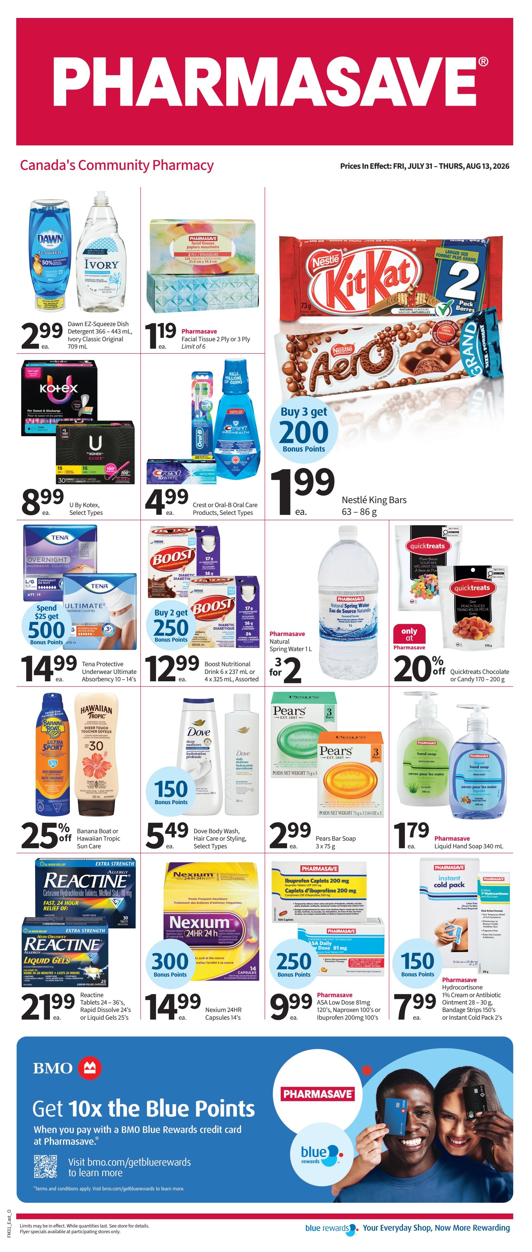 Pharmasave (ON) Flyer July 31 to August 13