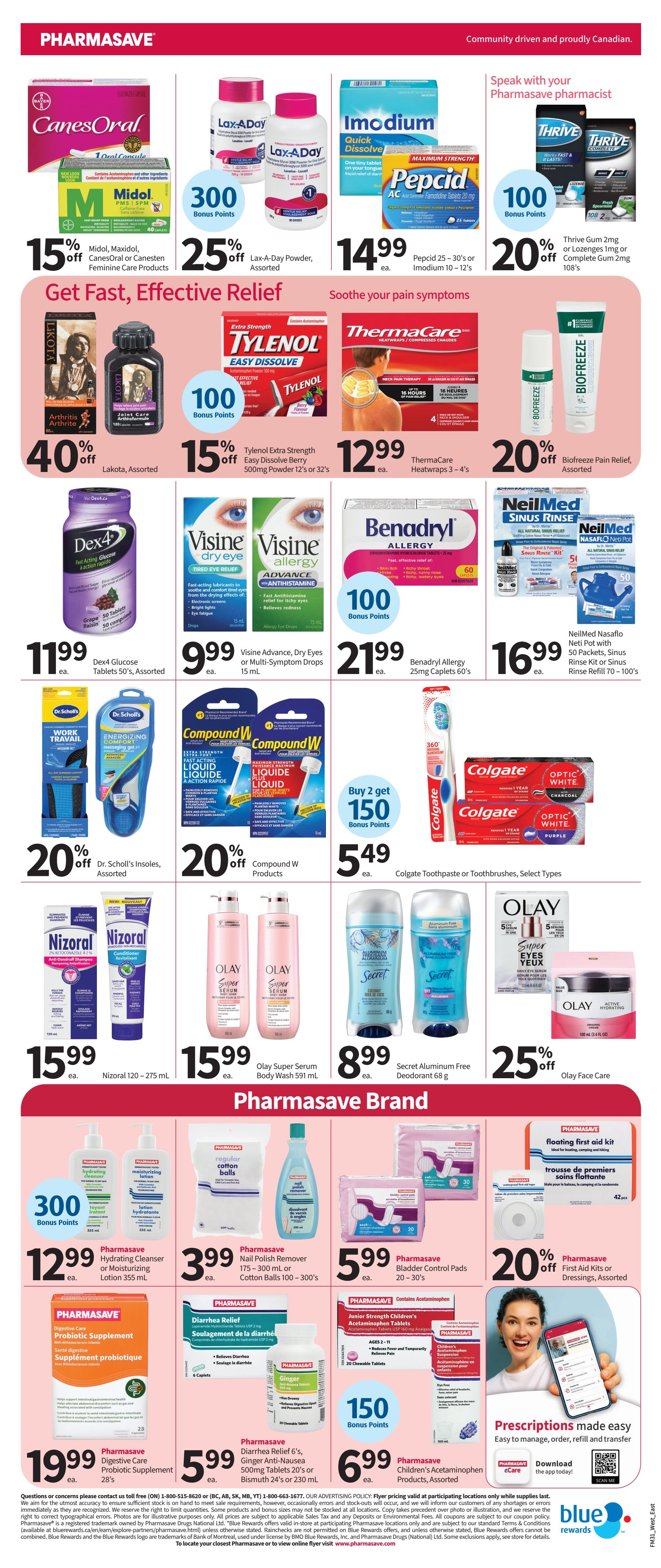 Pharmasave (West) Flyer July 31 to August 13