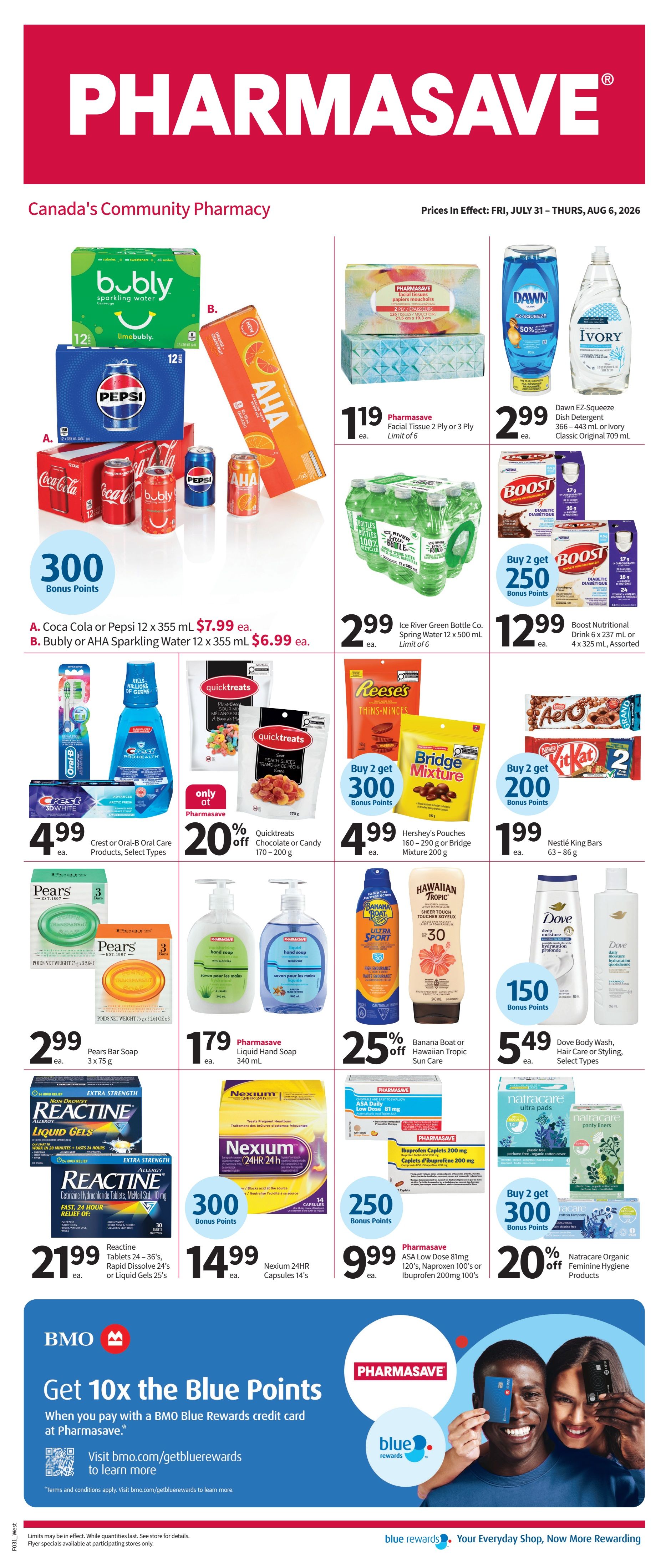 Pharmasave (West) Flyer July 31 to August 6
