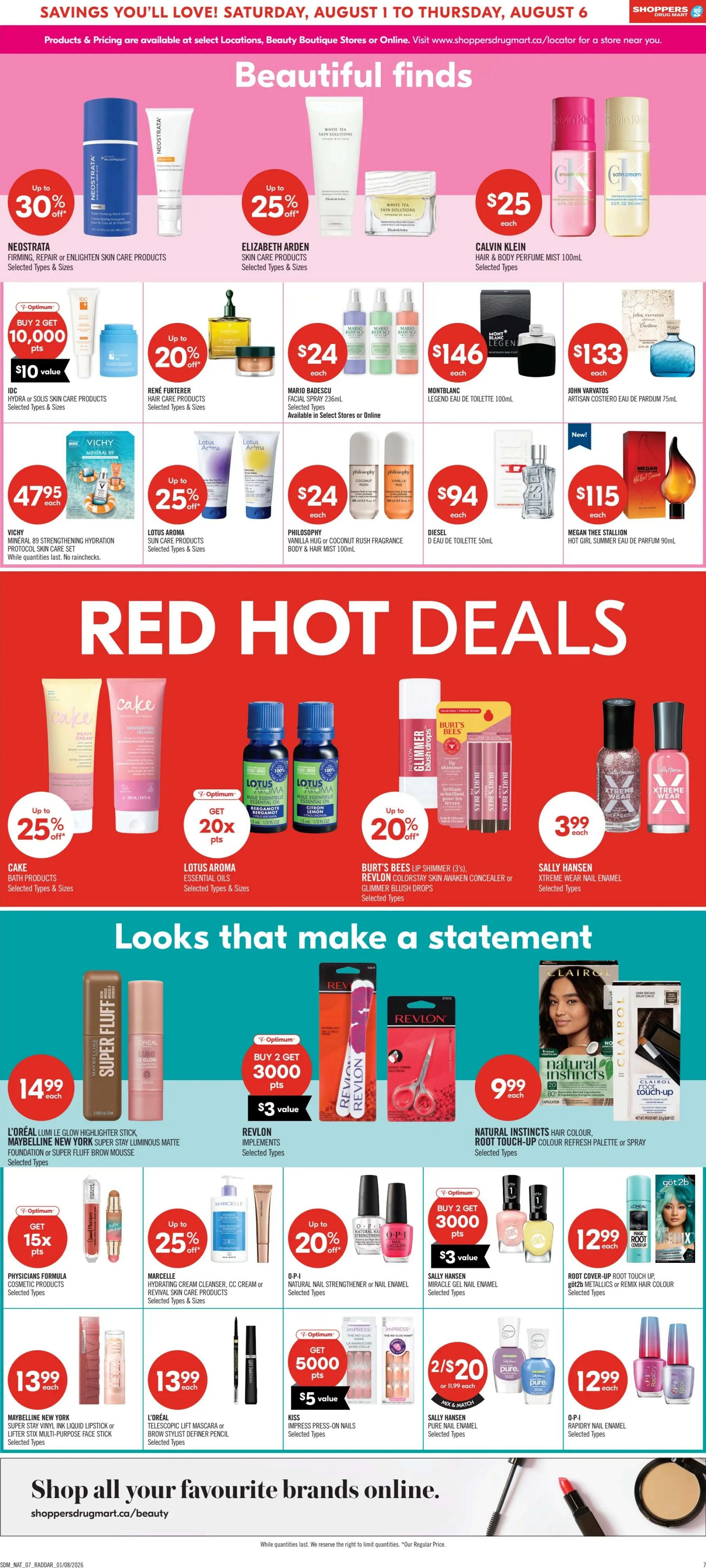 Shoppers Drug Mart (ON) Flyer August 1 to 6