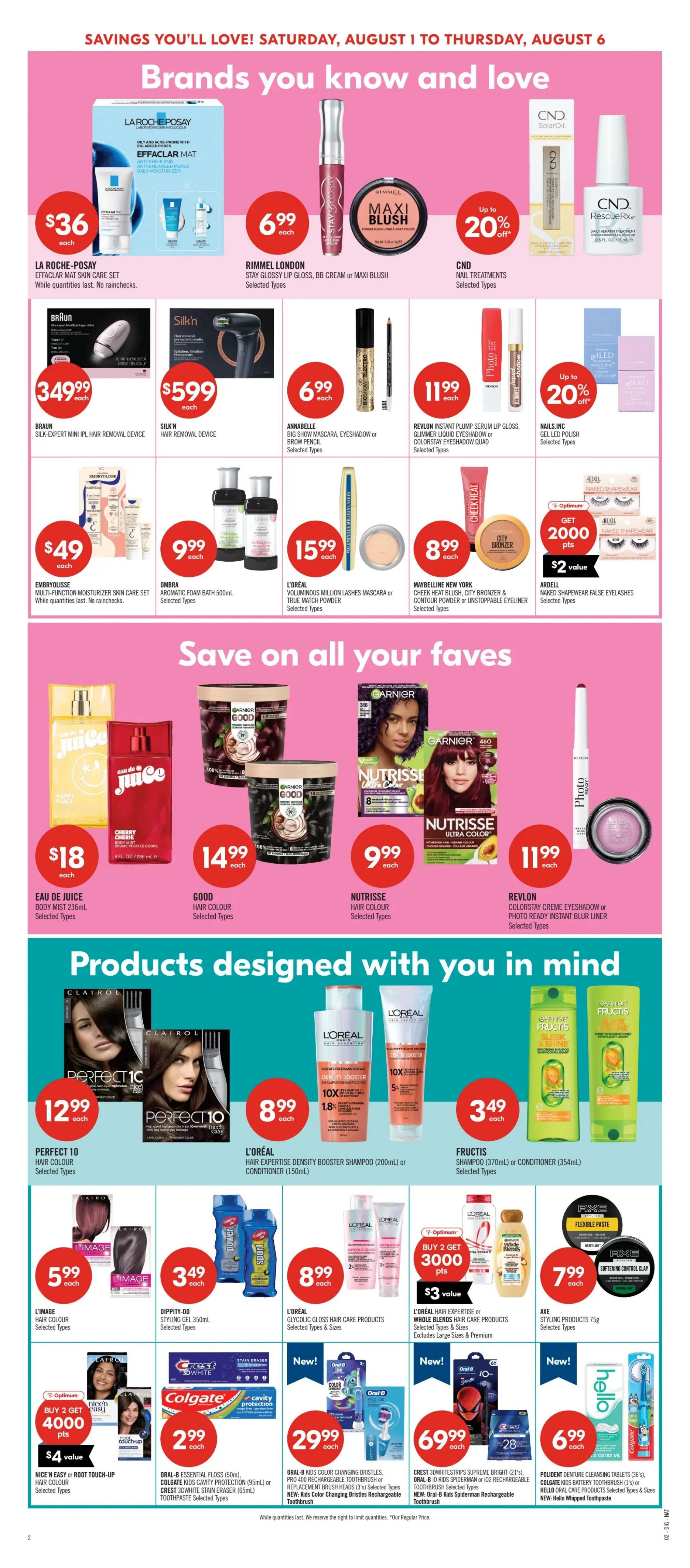 Shoppers Drug Mart (ON) Flyer August 1 to 6