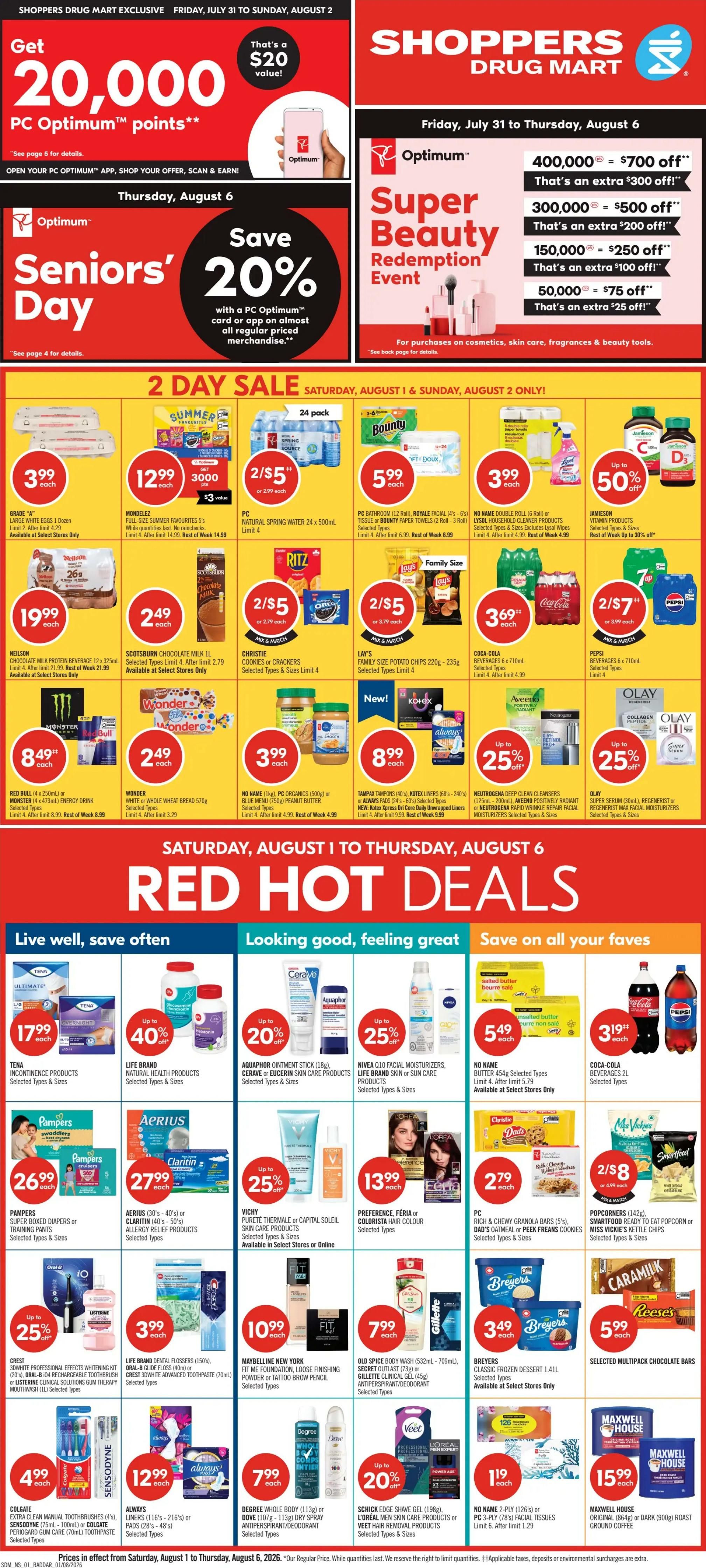 Shoppers Drug Mart (Atlantic) Flyer August 1 to 6
