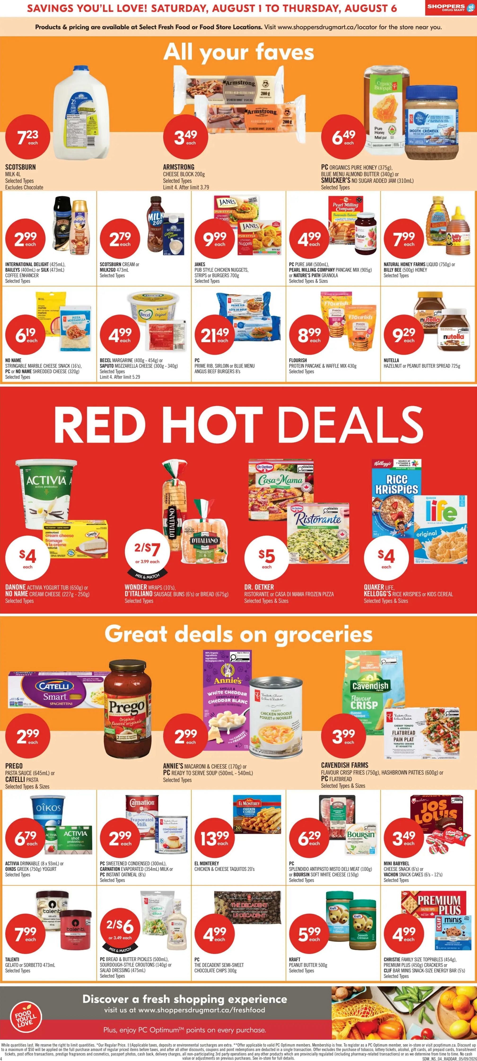 Shoppers Drug Mart (Atlantic) Flyer August 1 to 6