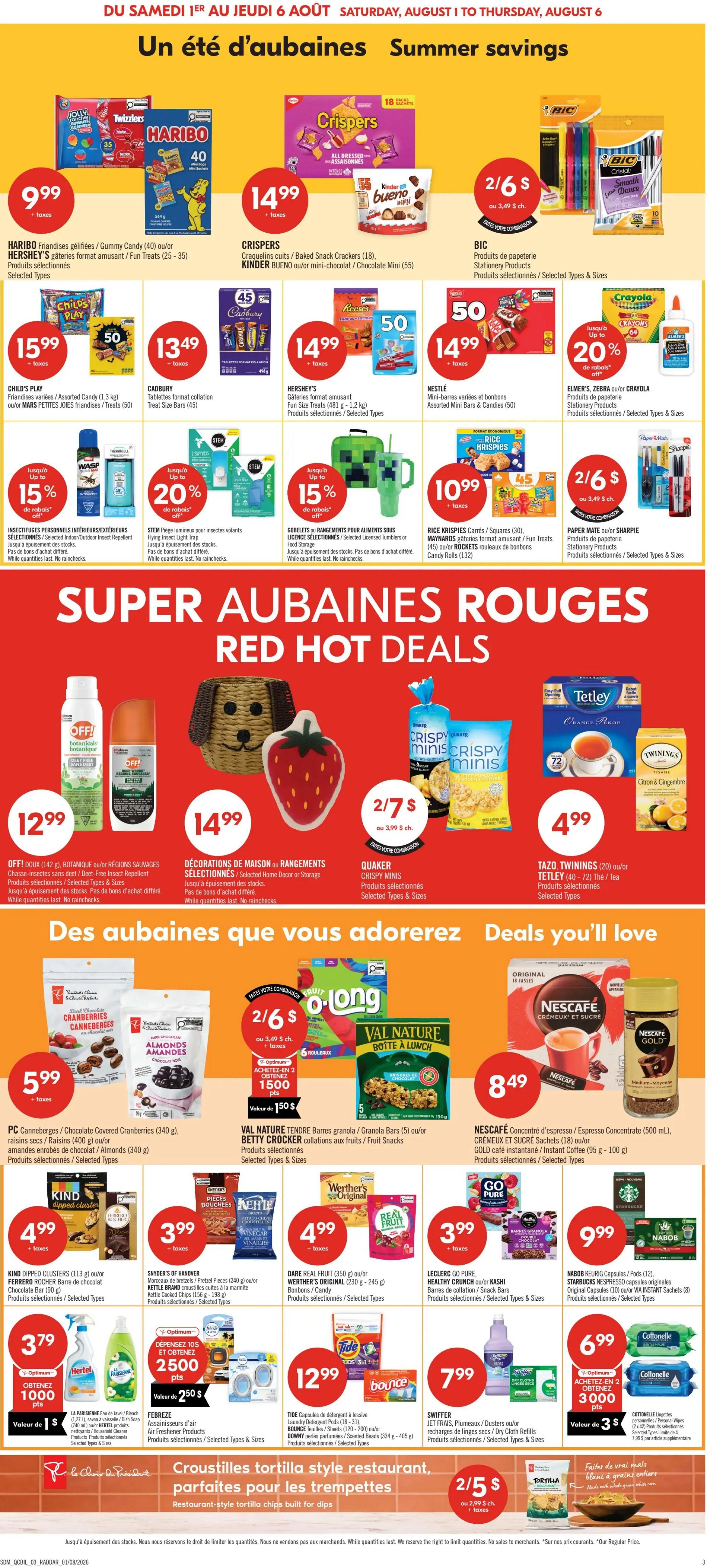 Pharmaprix Flyer August 1 to 6