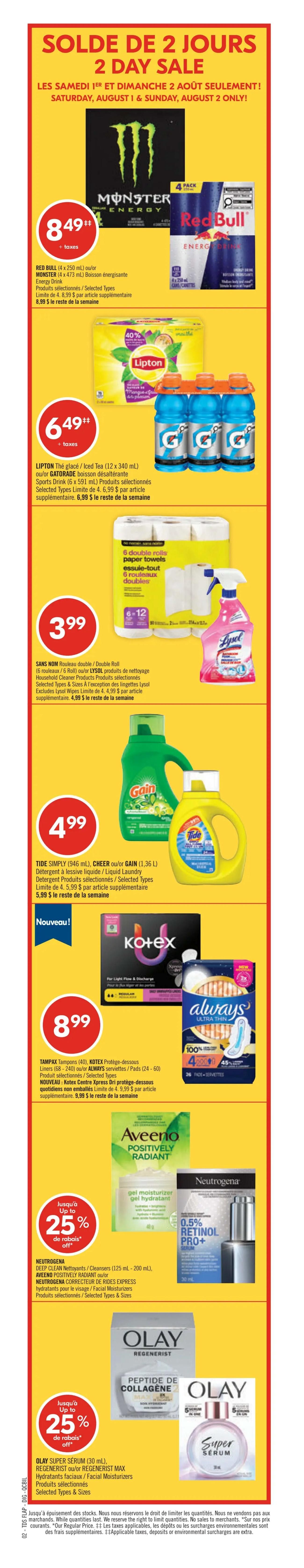 Pharmaprix Flyer August 1 to 6