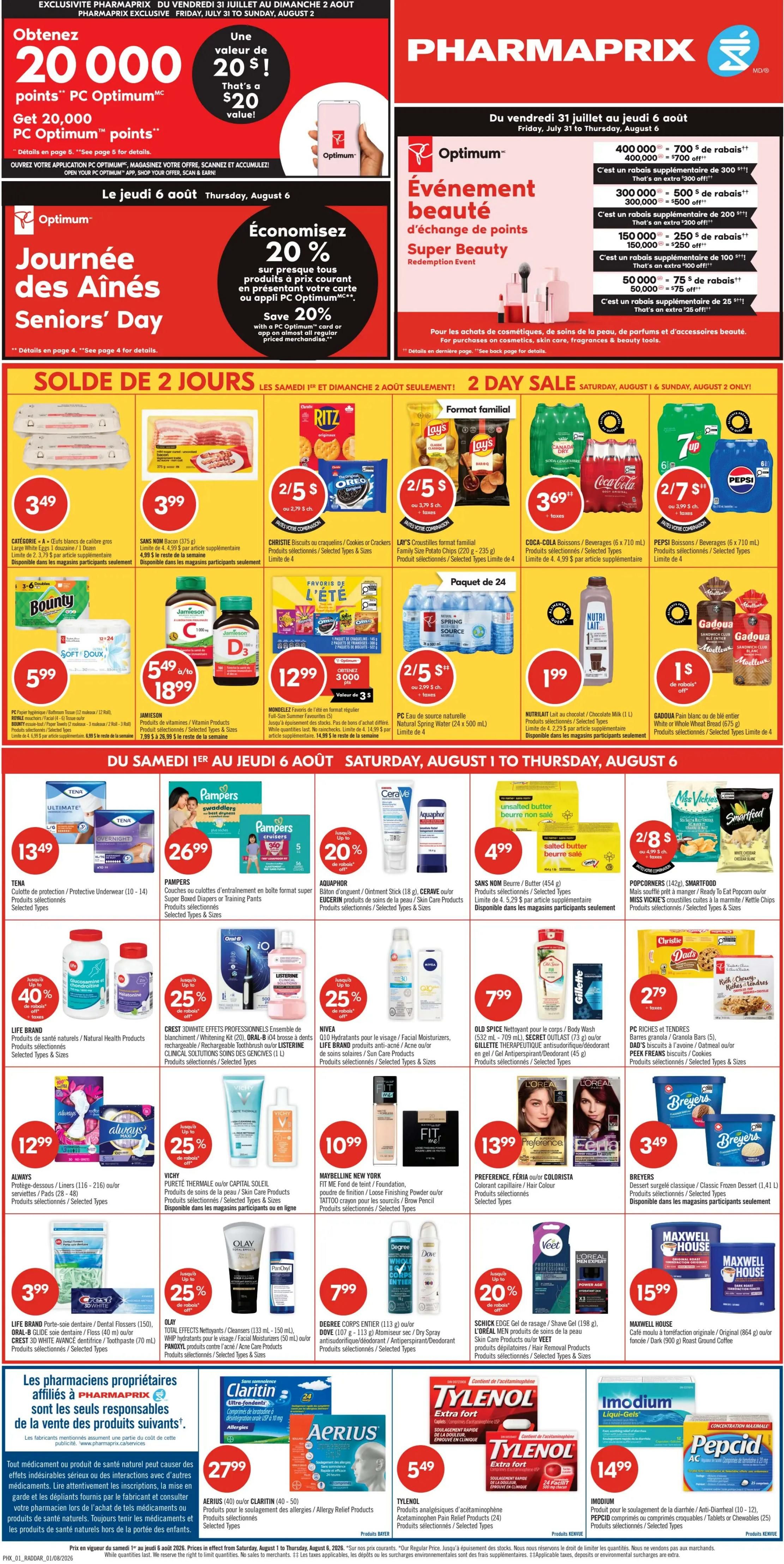 Pharmaprix Flyer August 1 to 6