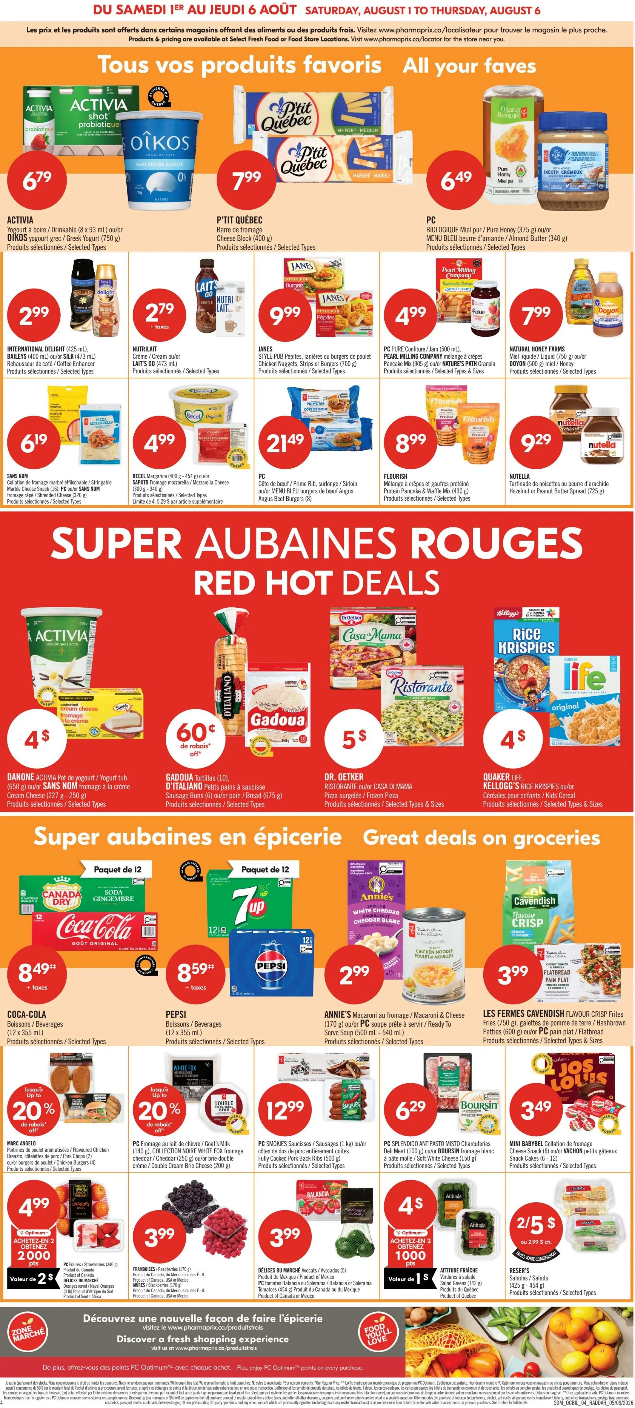 Pharmaprix Flyer August 1 to 6