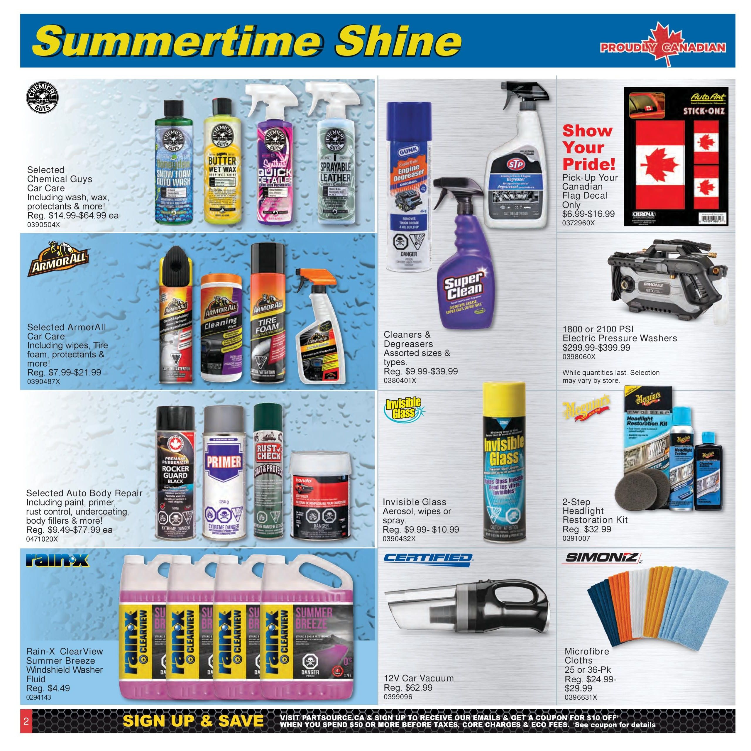 PartSource Flyer July 31 to August 5
