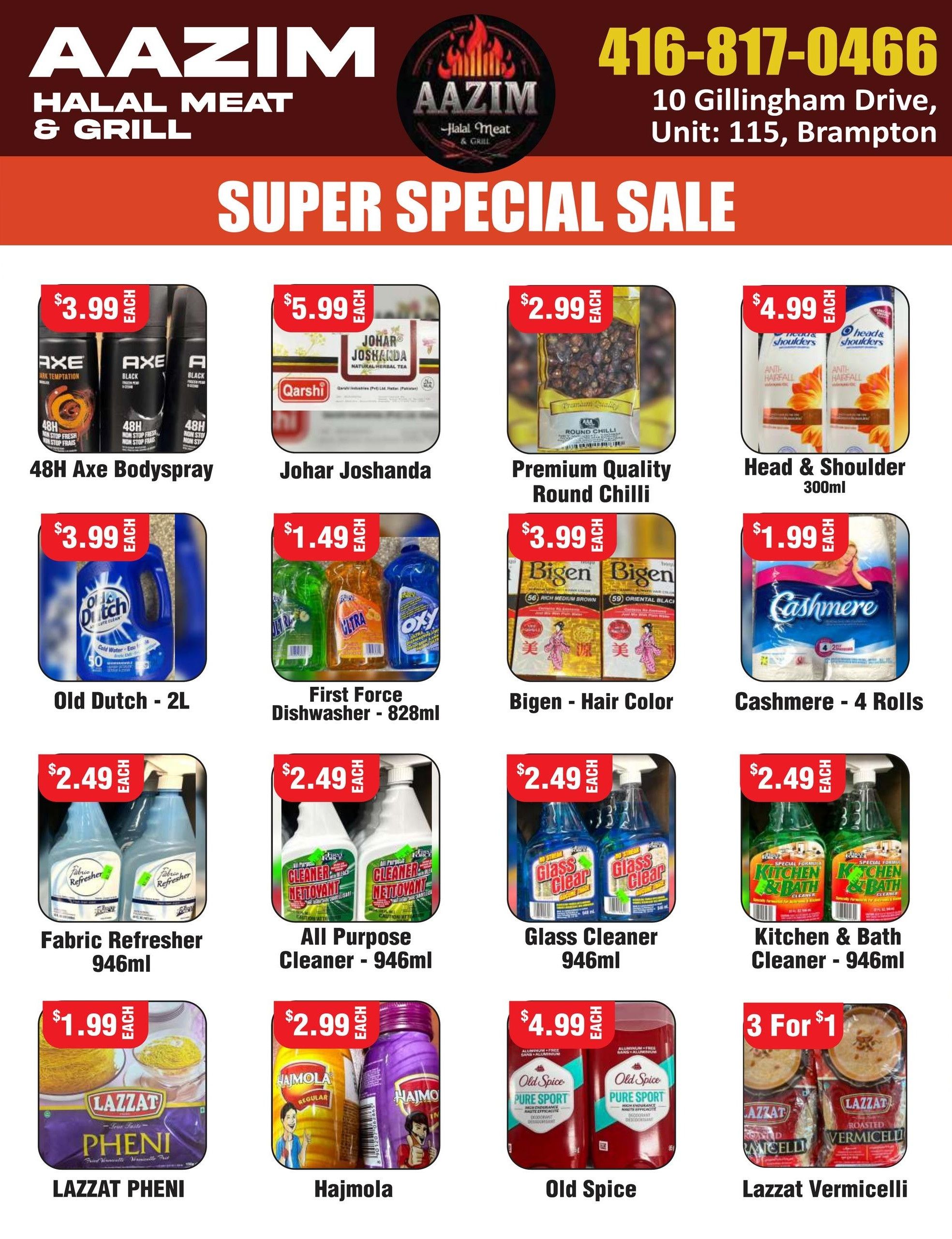 Aazim Halal Meat & Grill Flyer July 30 to August 5