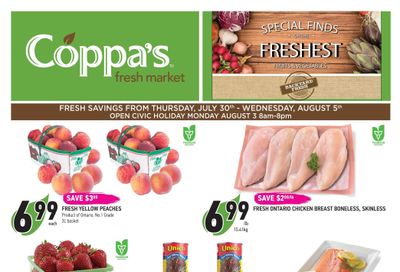 Coppa's Fresh Market Flyer July 30 to August 5