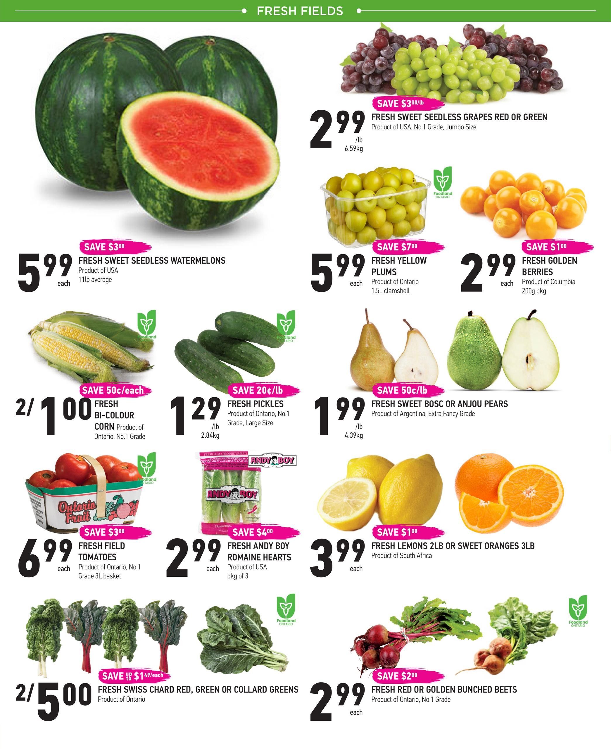Coppa's Fresh Market Flyer July 30 to August 5