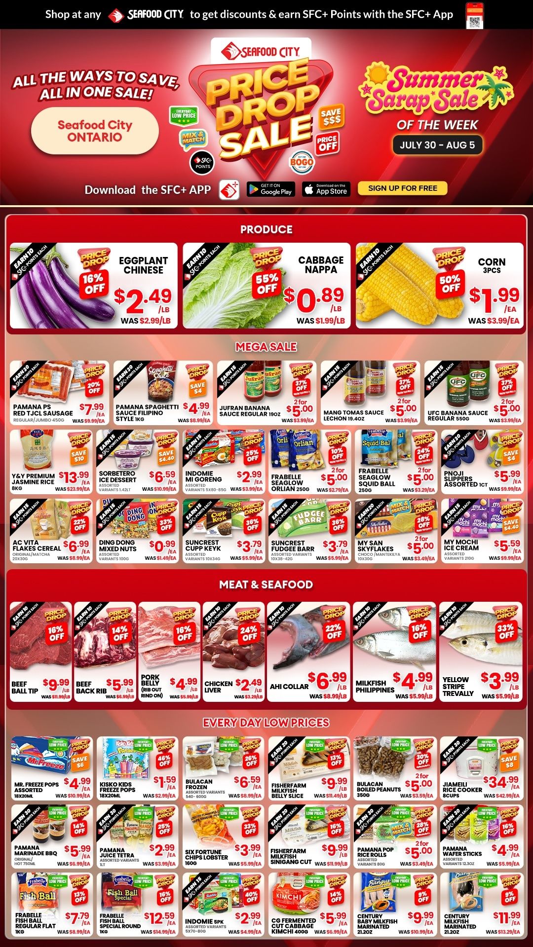 Seafood City Supermarket (ON) Flyer July 30 to August 5