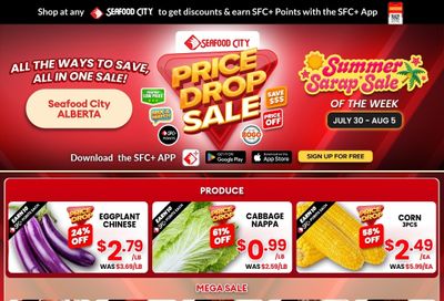 Seafood City Supermarket (AB) Flyer July 30 to August 5