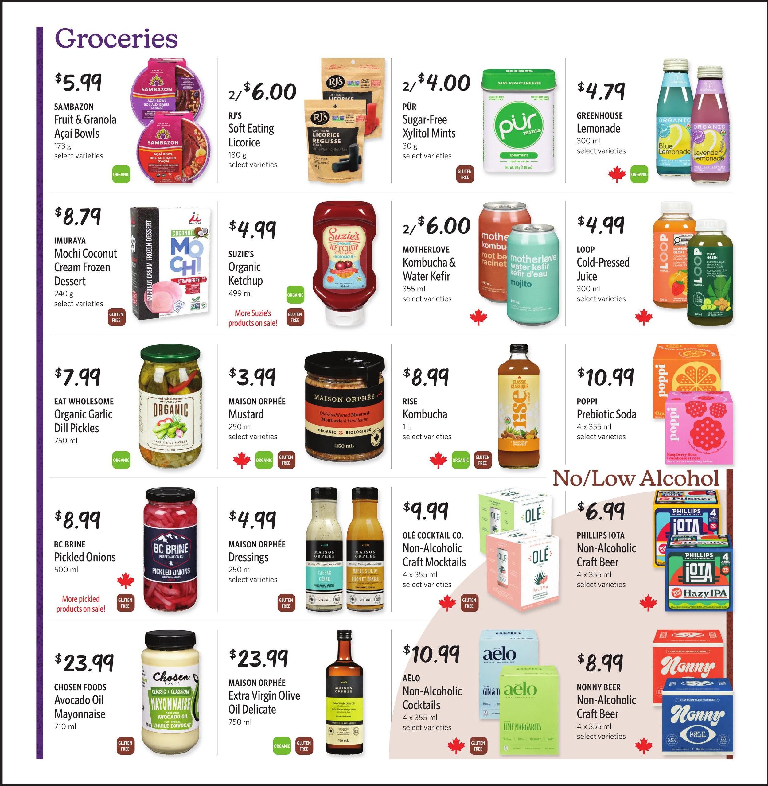 Nature's Fare Markets Flyer July 30 to August 12
