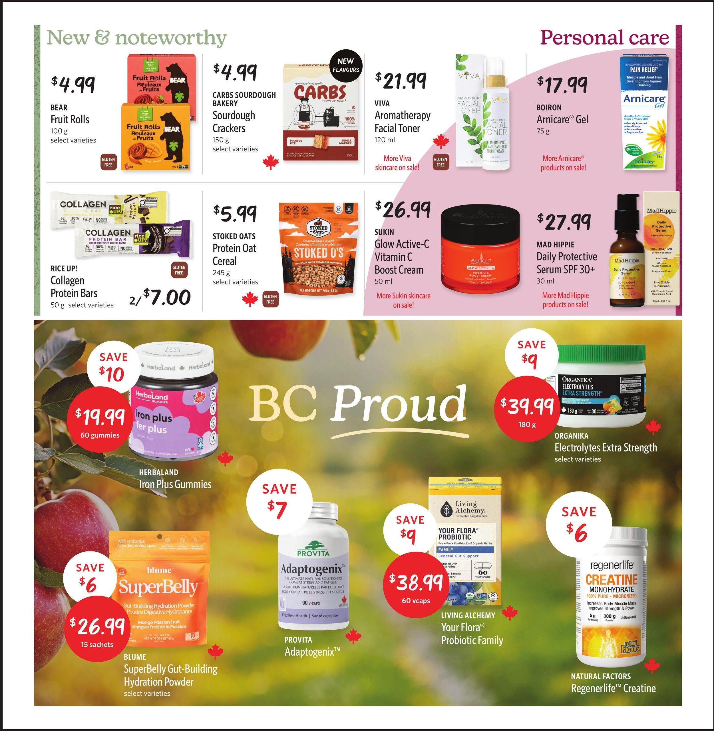 Nature's Fare Markets Flyer July 30 to August 12