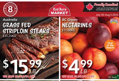 Red Barn Market Flyer July 30 to August 5