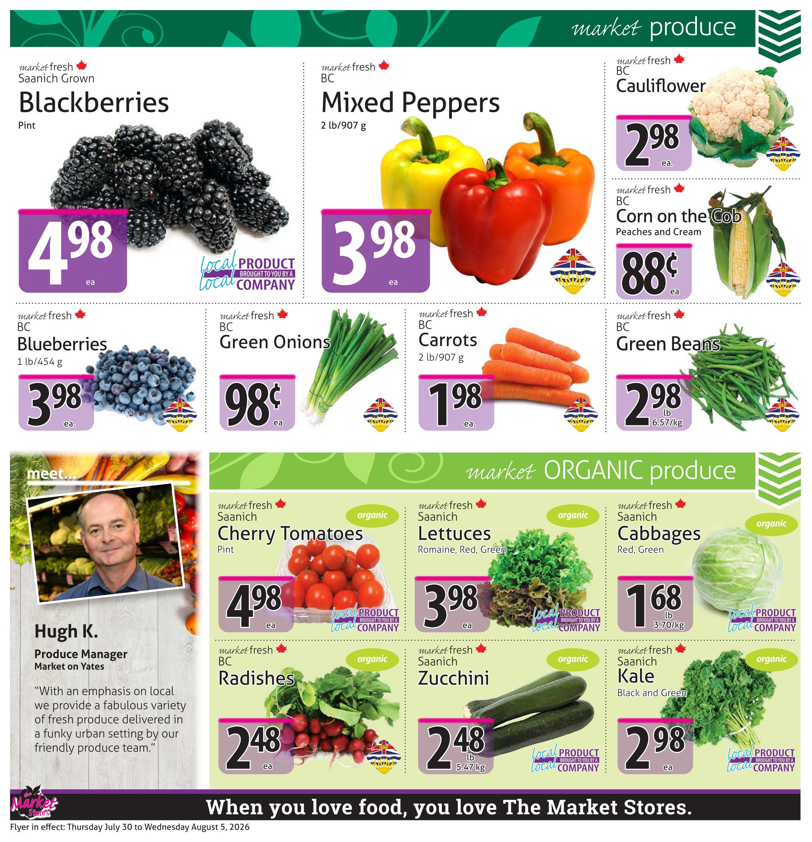 The Market Stores Flyer July 30 to August 5