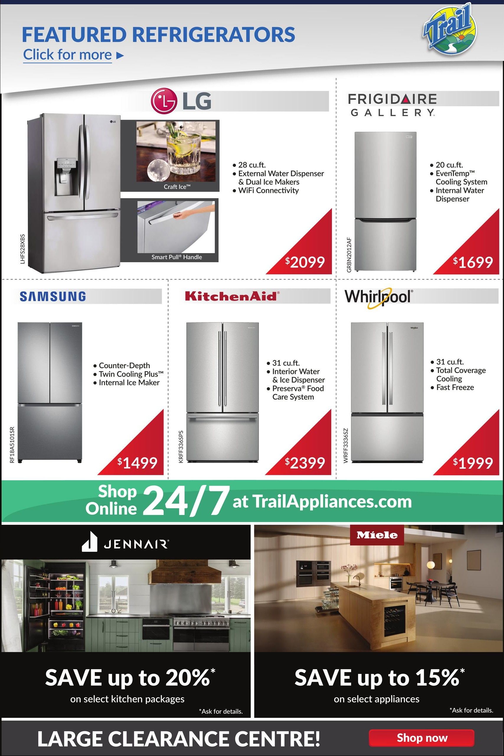 Trail Appliances (AB & SK) Flyer July 30 to August 5