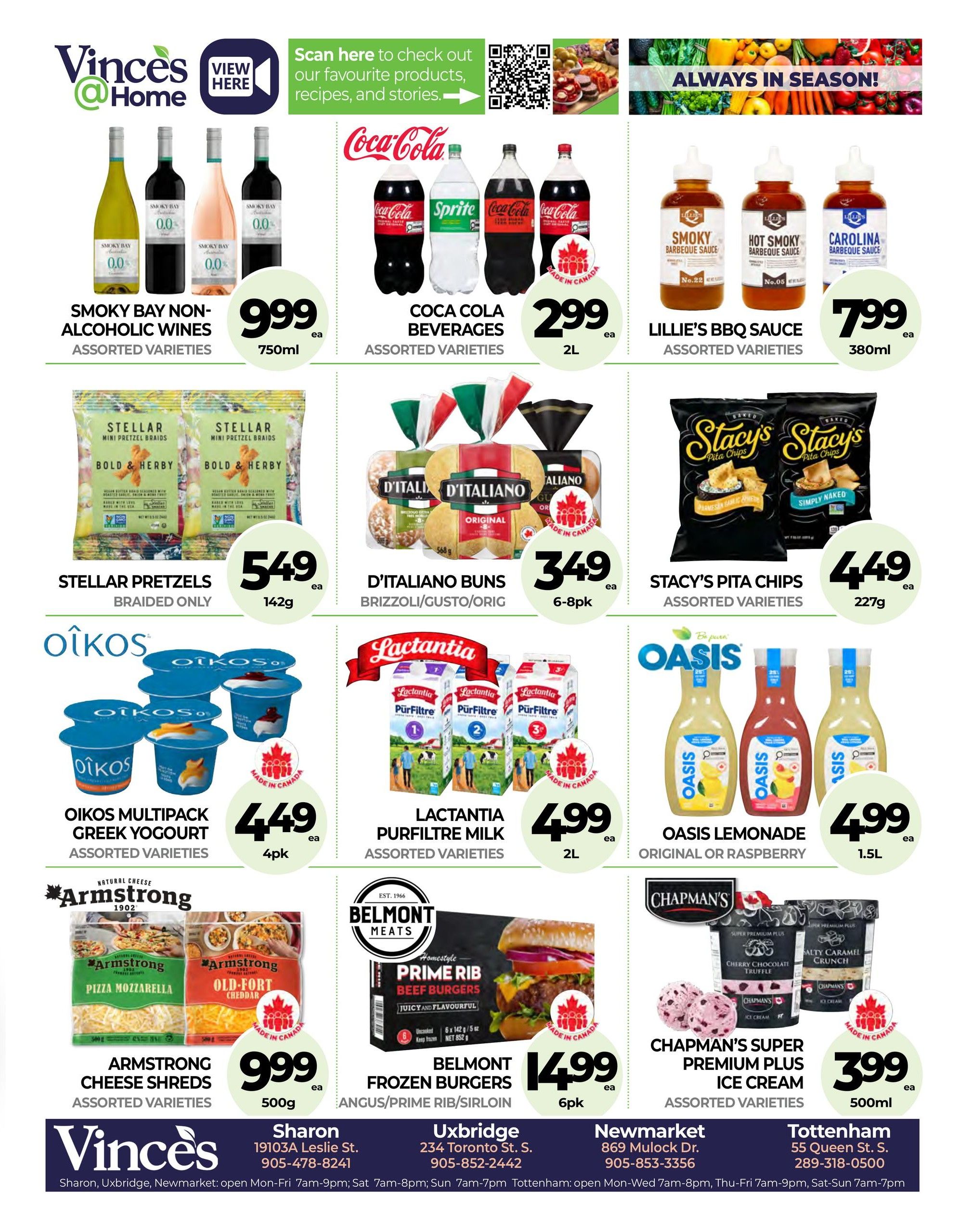 Vince's Market Flyer July 30 to August 12