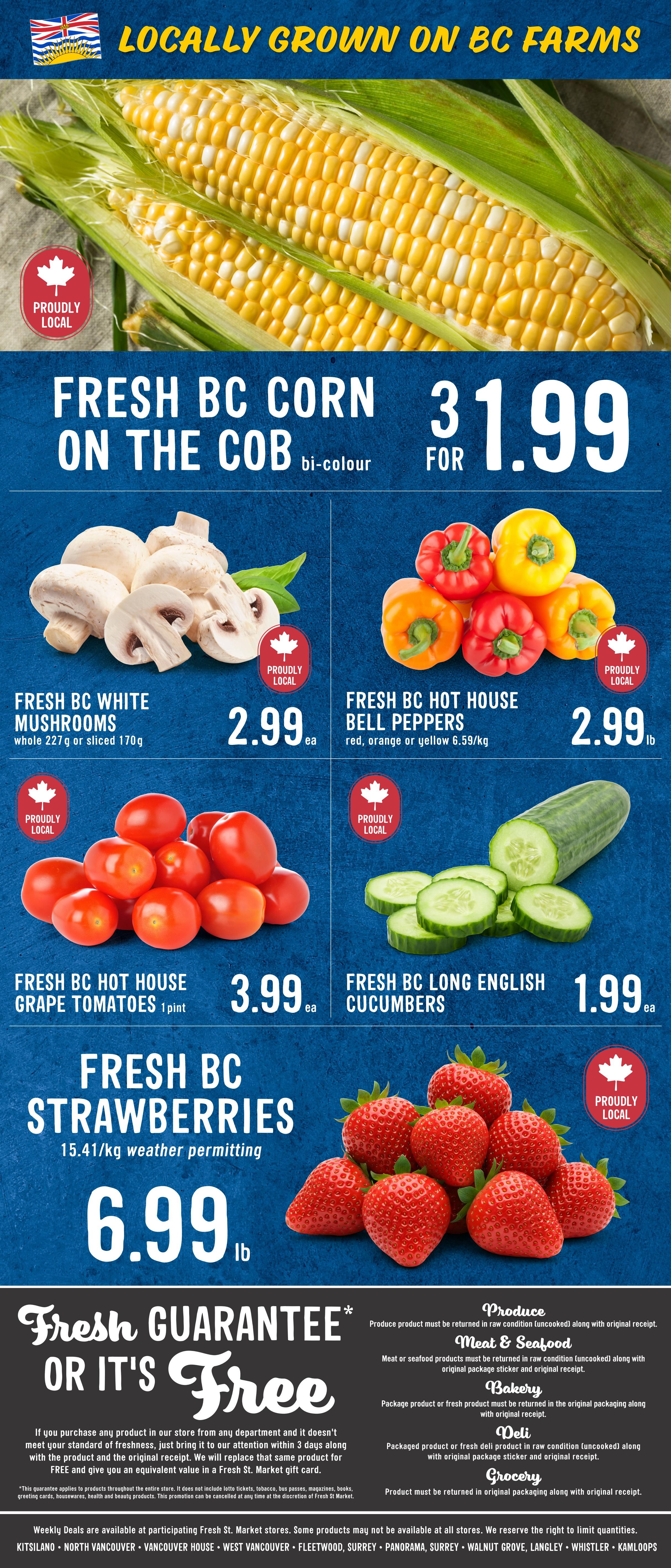 Fresh St. Market Flyer July 31 to August 6