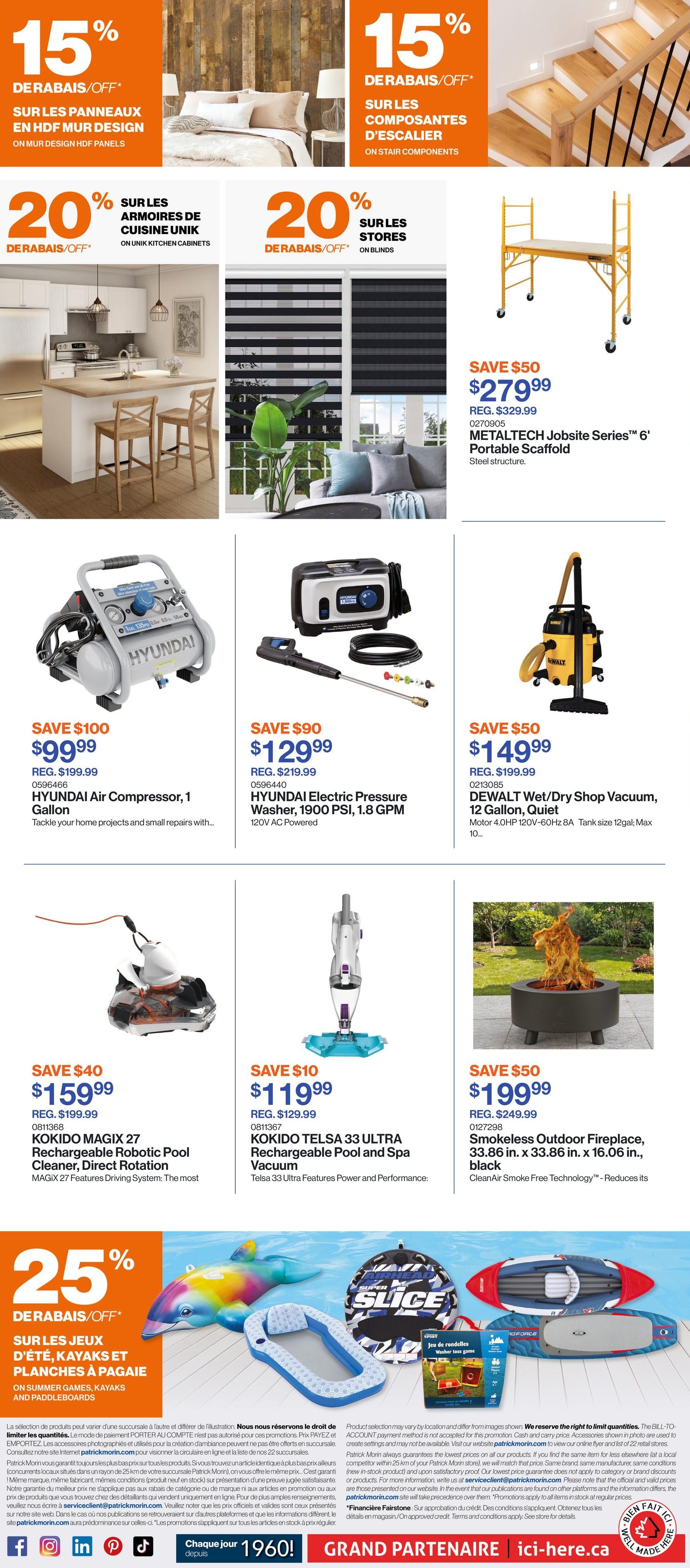 Patrick Morin Flyer July 30 to August 5