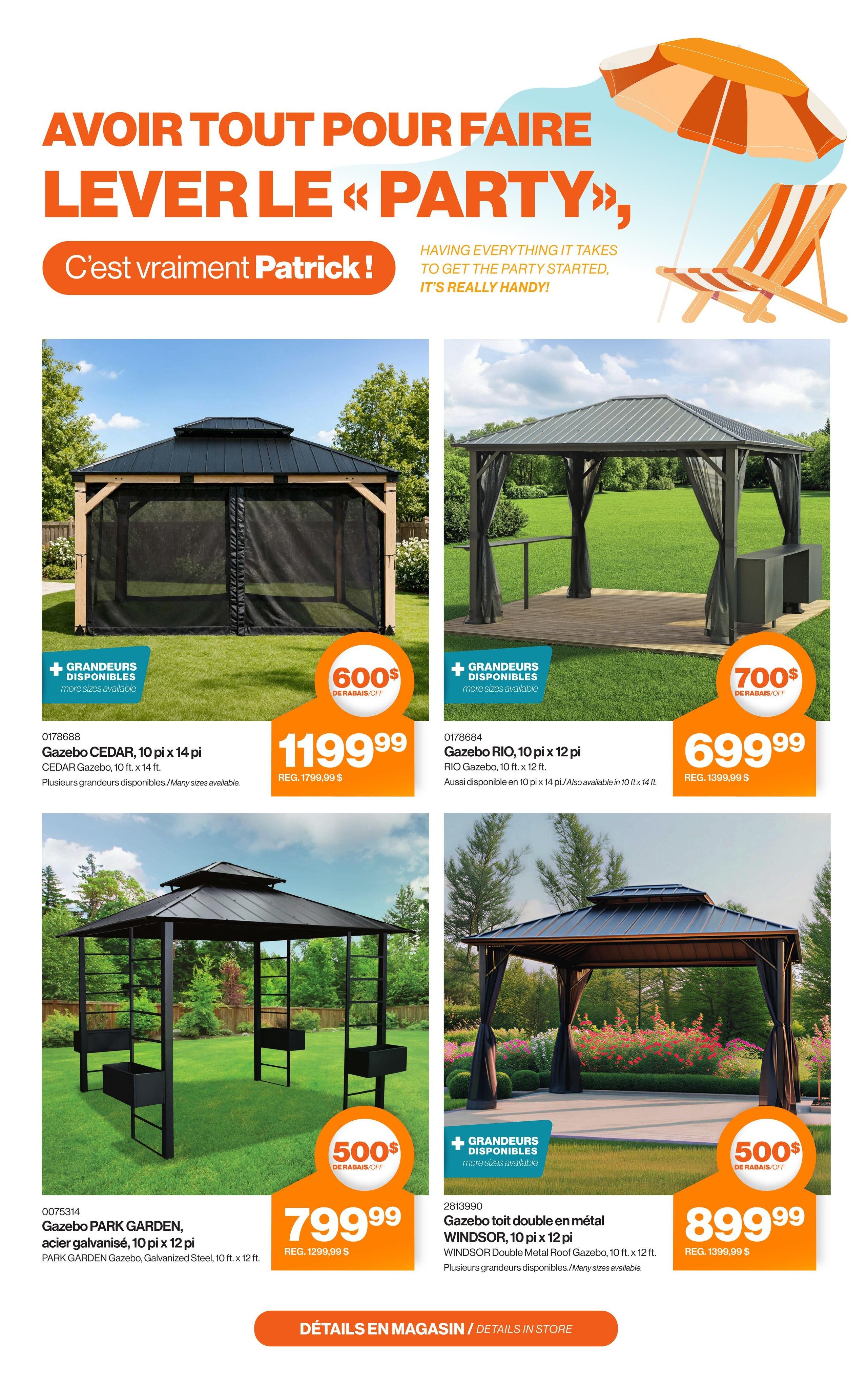 Patrick Morin Flyer July 30 to August 5