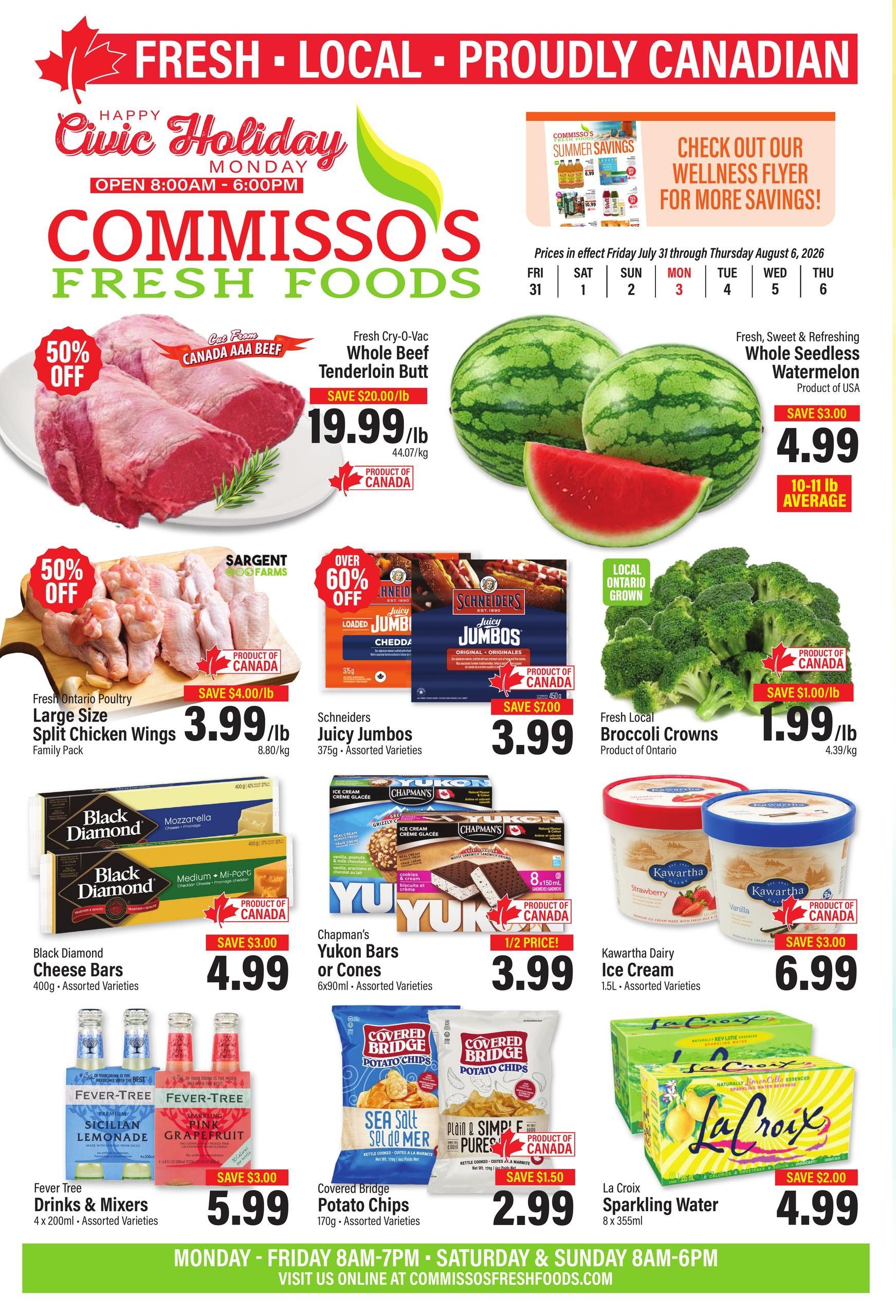 Commisso's Fresh Foods Flyer July 31 to August 6