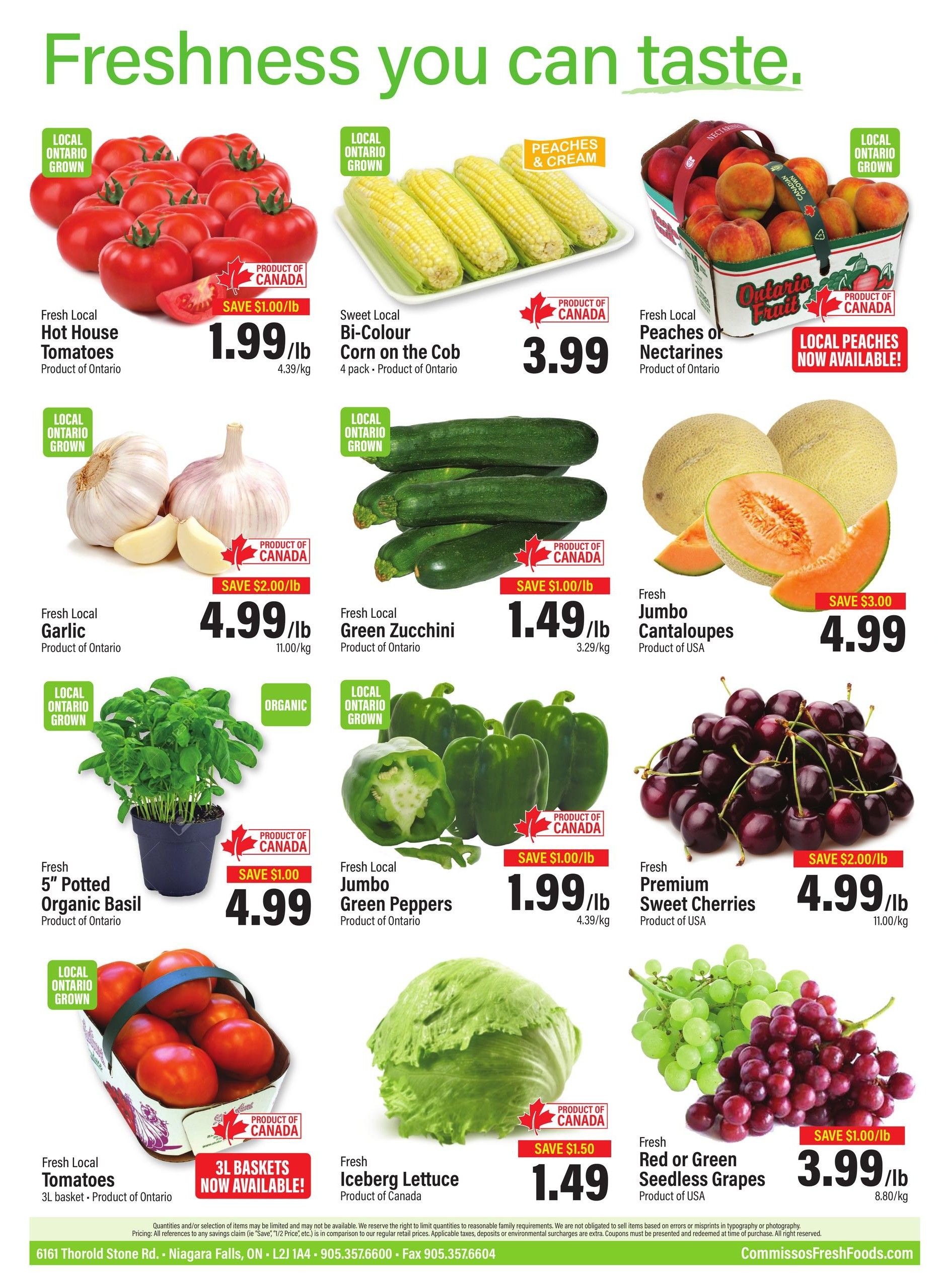 Commisso's Fresh Foods Flyer July 31 to August 6