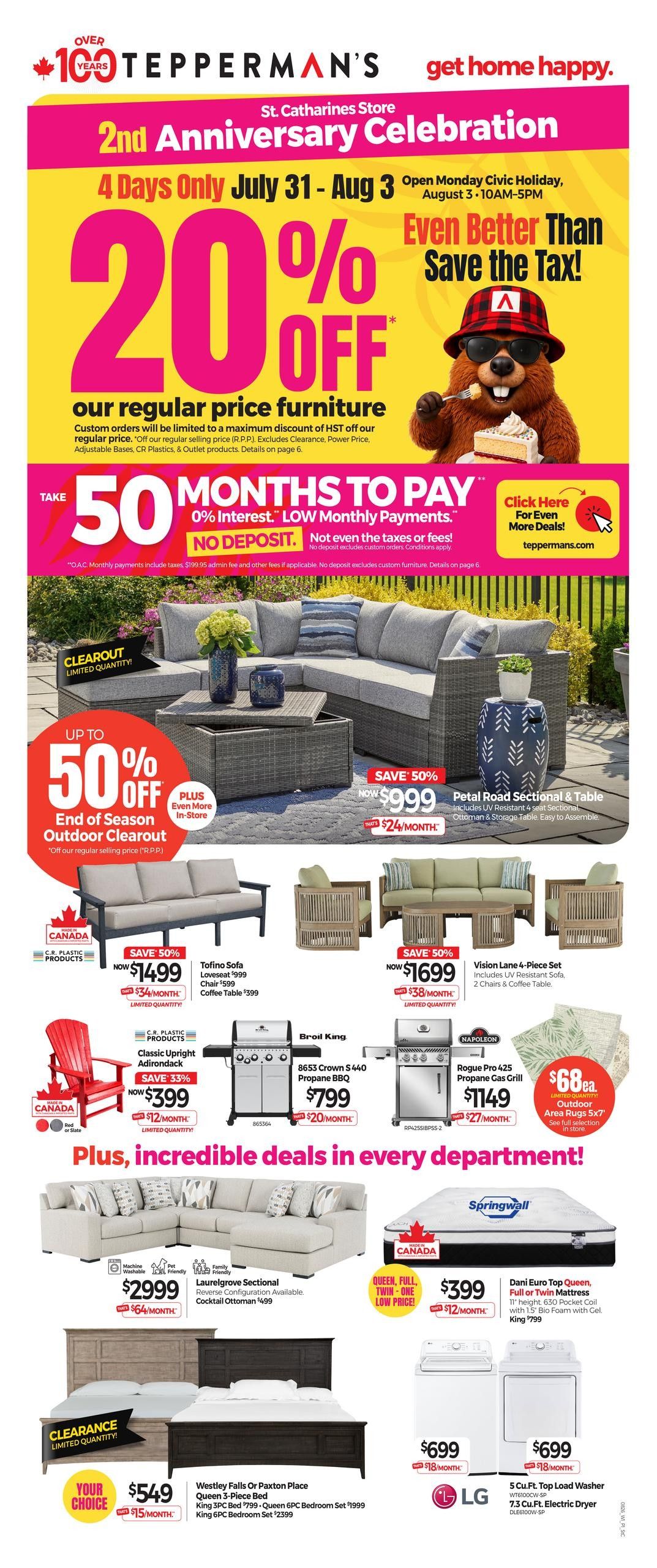 Tepperman's Flyer July 31 to August 6